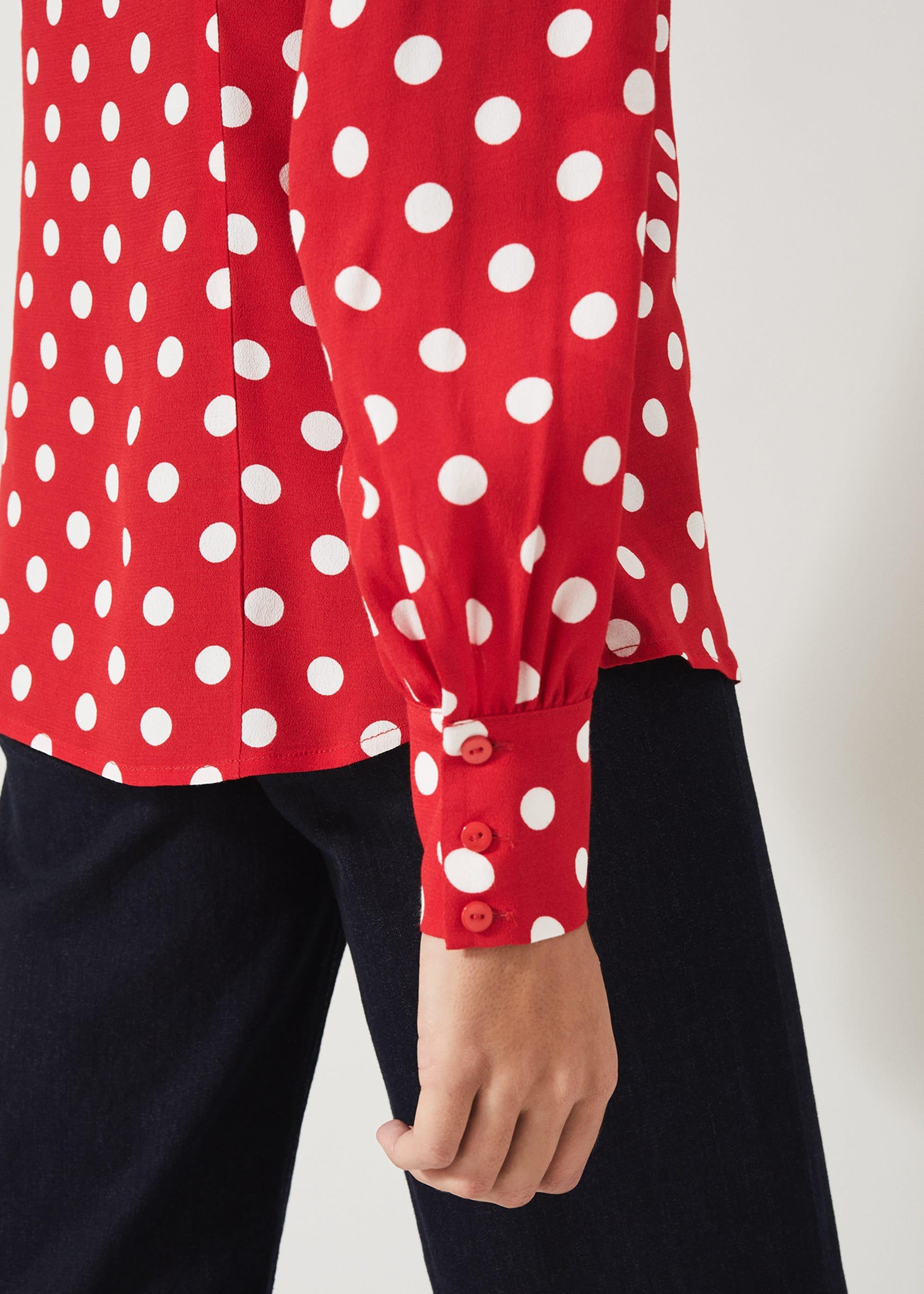 Marilyn Spot Blouse