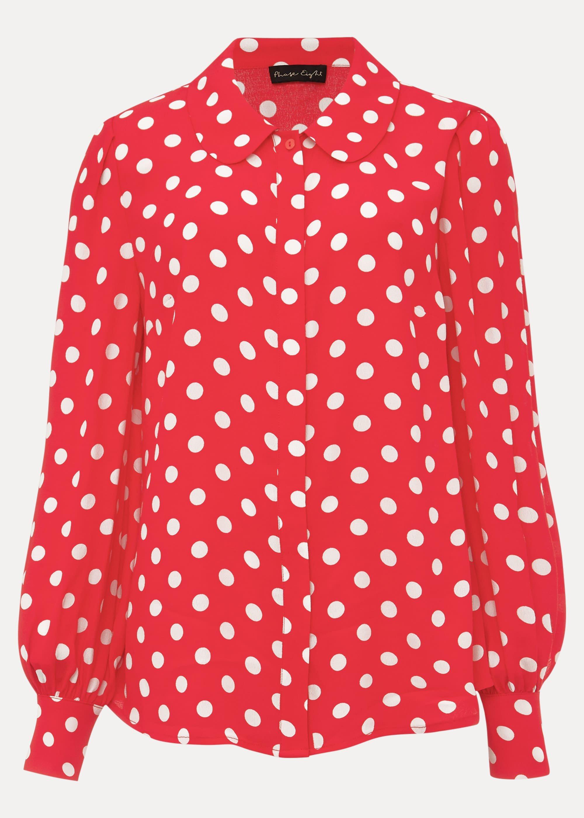 Marilyn Spot Blouse