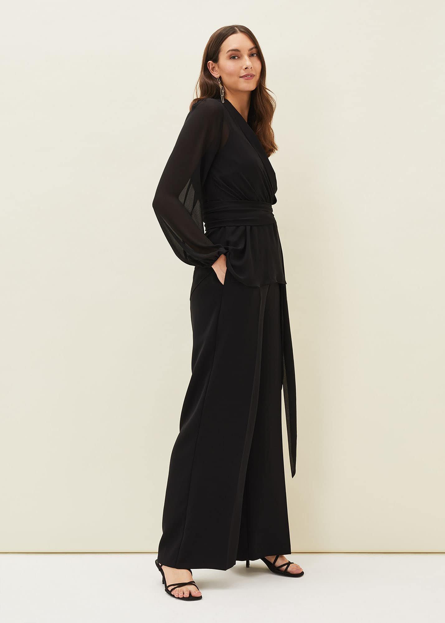 Florentine Semi-Sheer Wrap Top