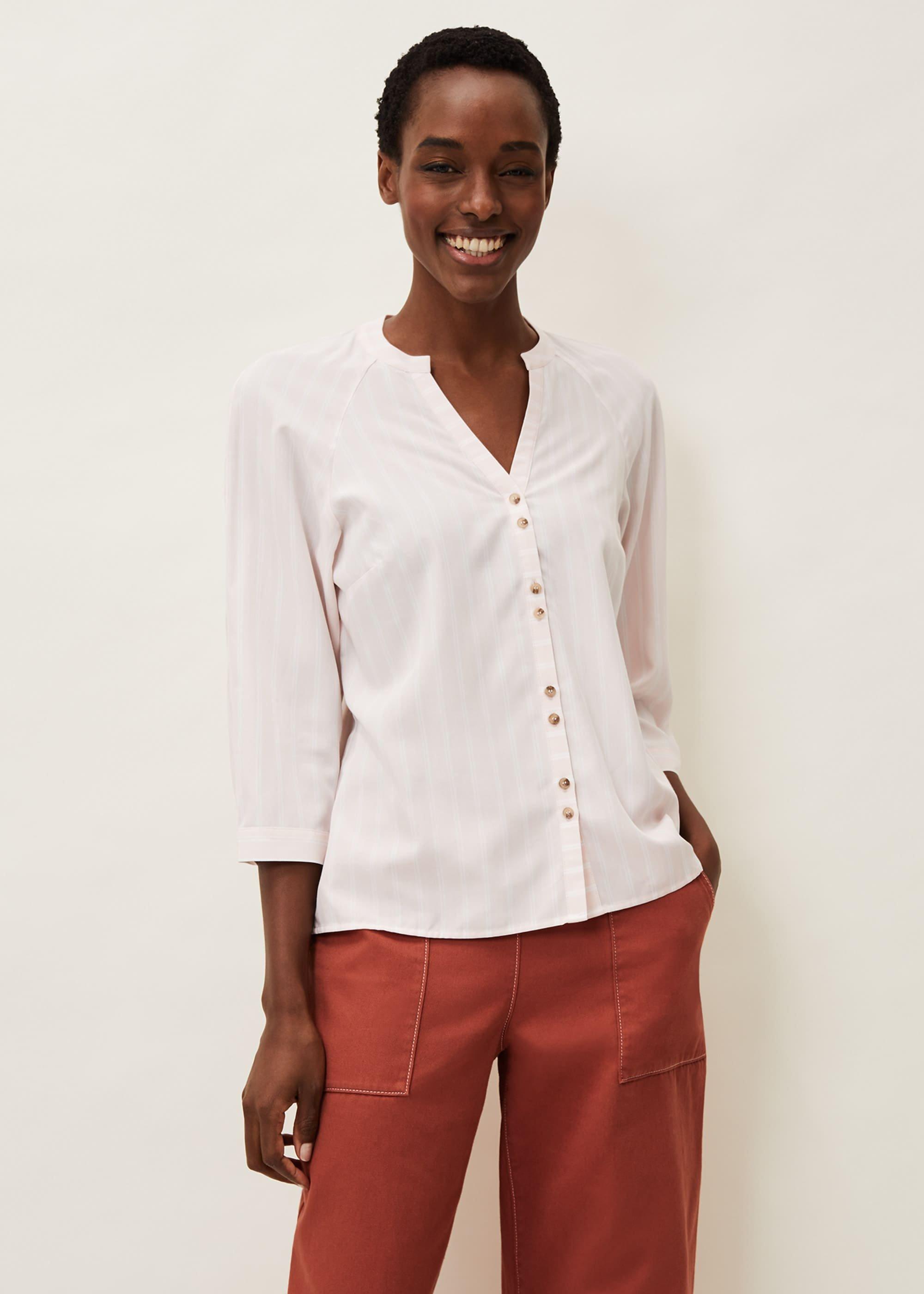 Tazanna Stripe Blouse