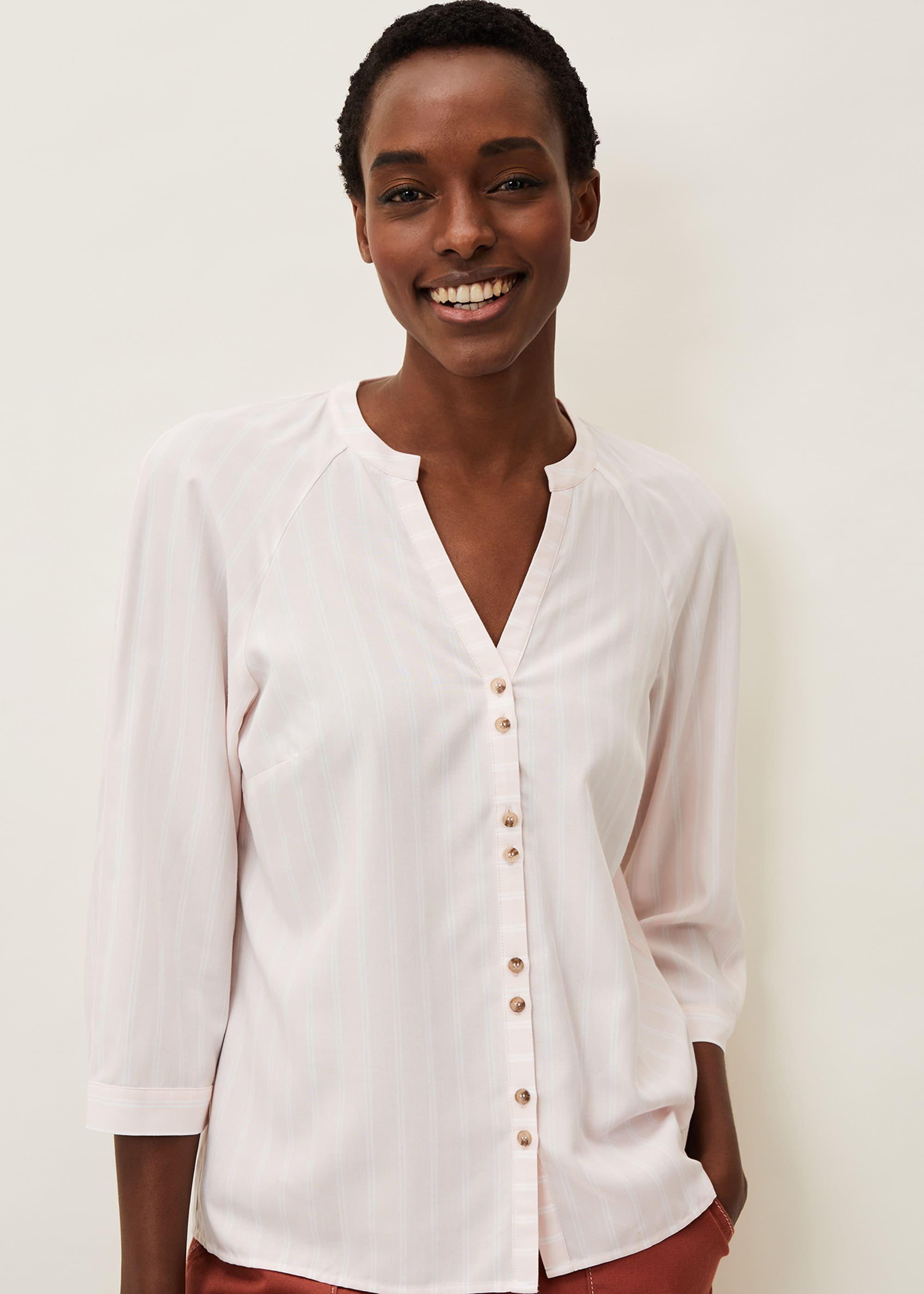Tazanna Stripe Blouse
