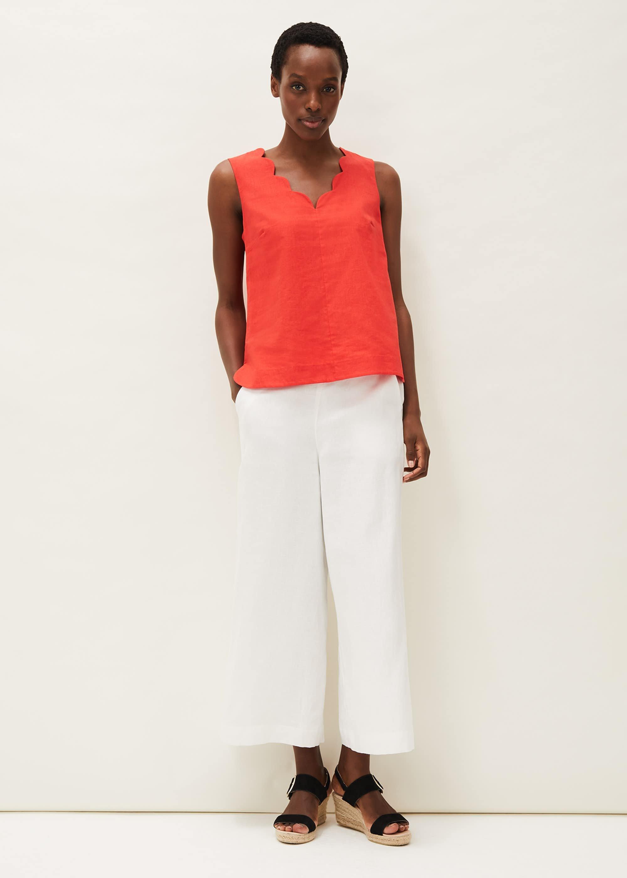 Celina Scallop Blouse