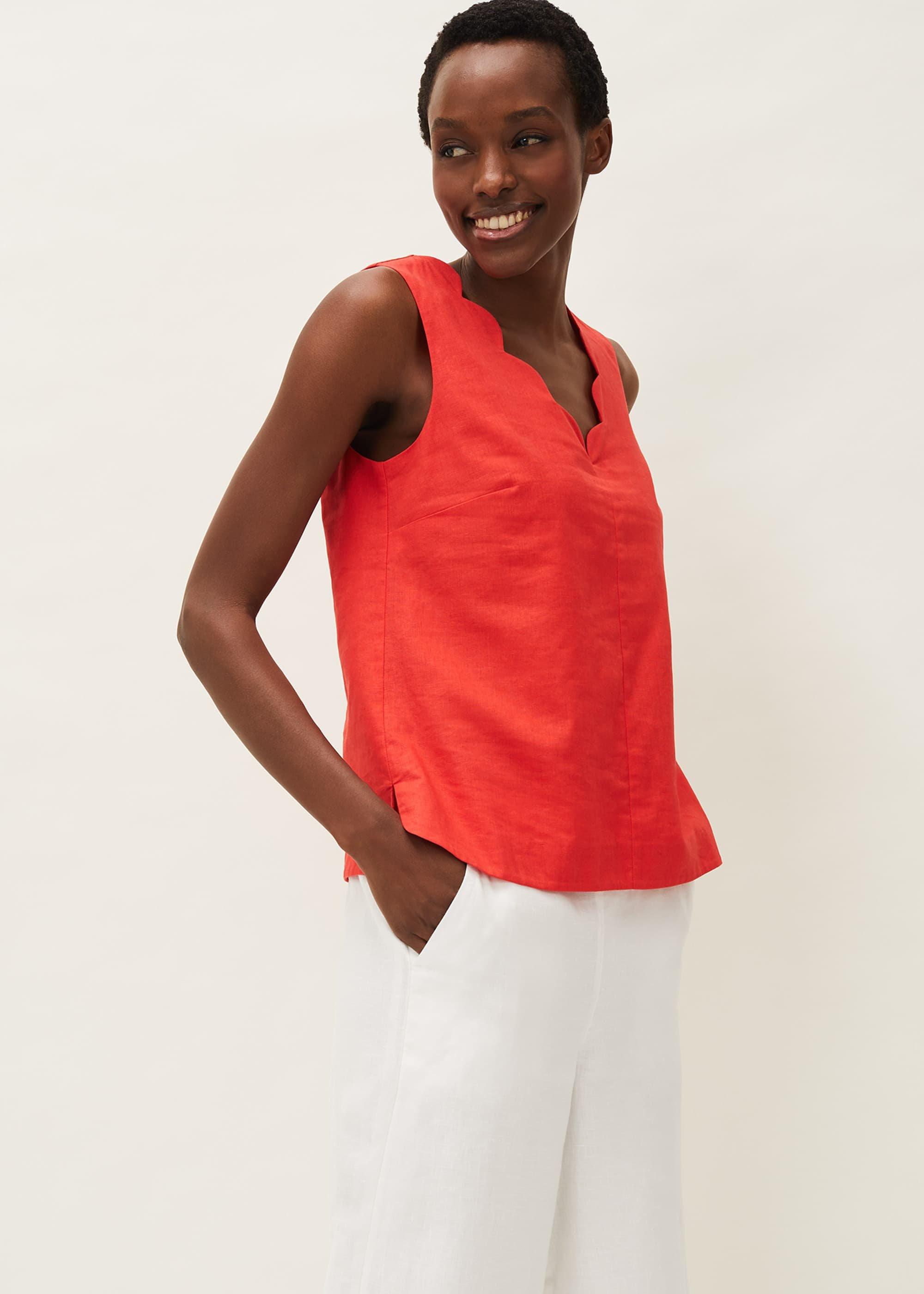 Celina Scallop Blouse