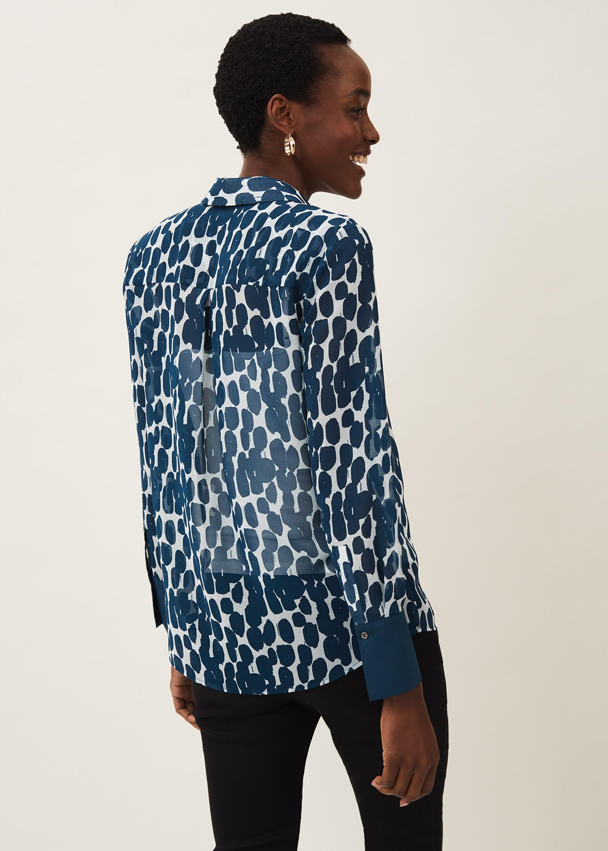 Tanjina Smudge Print Blouse