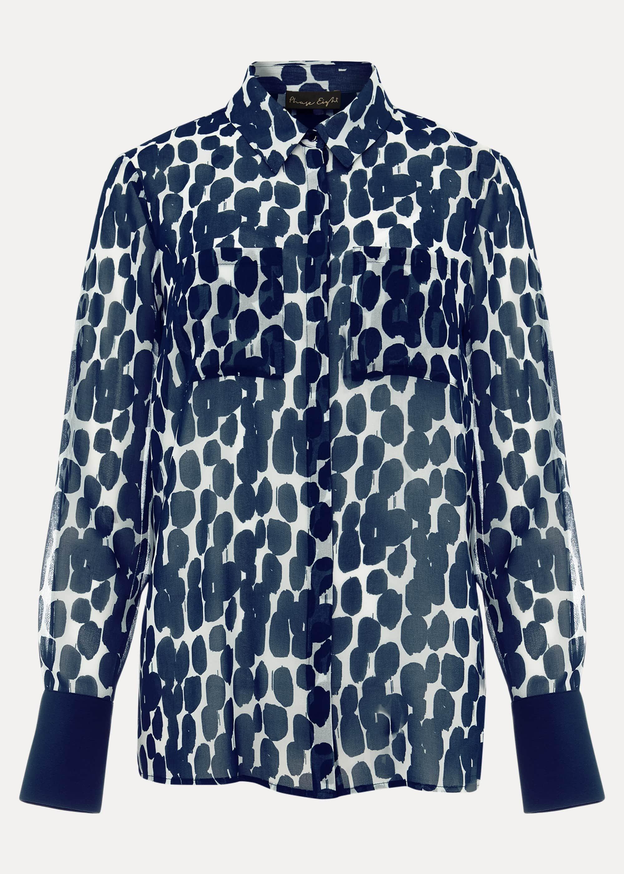 Tanjina Smudge Print Blouse