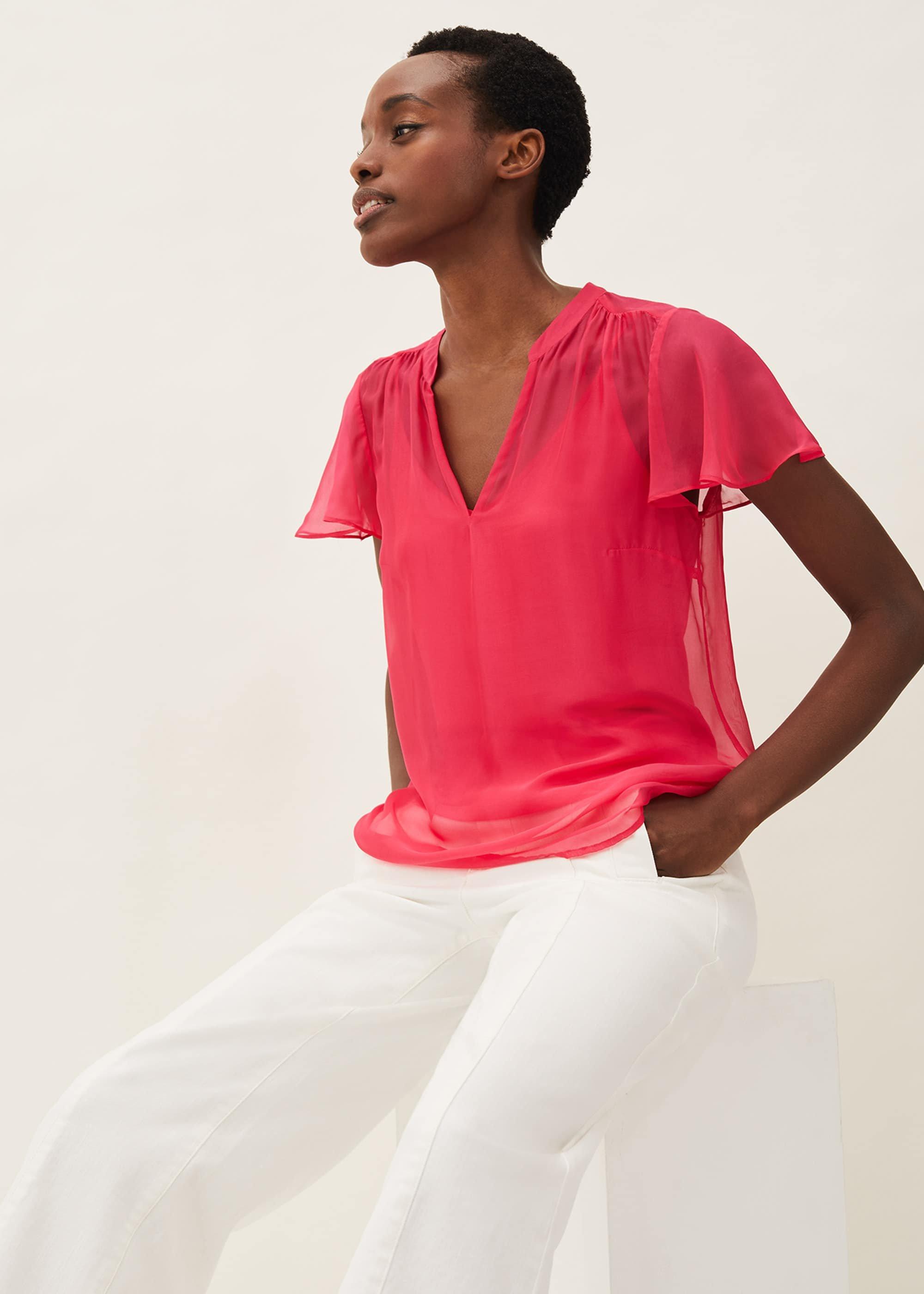 Naya Silk Fitted Blouse