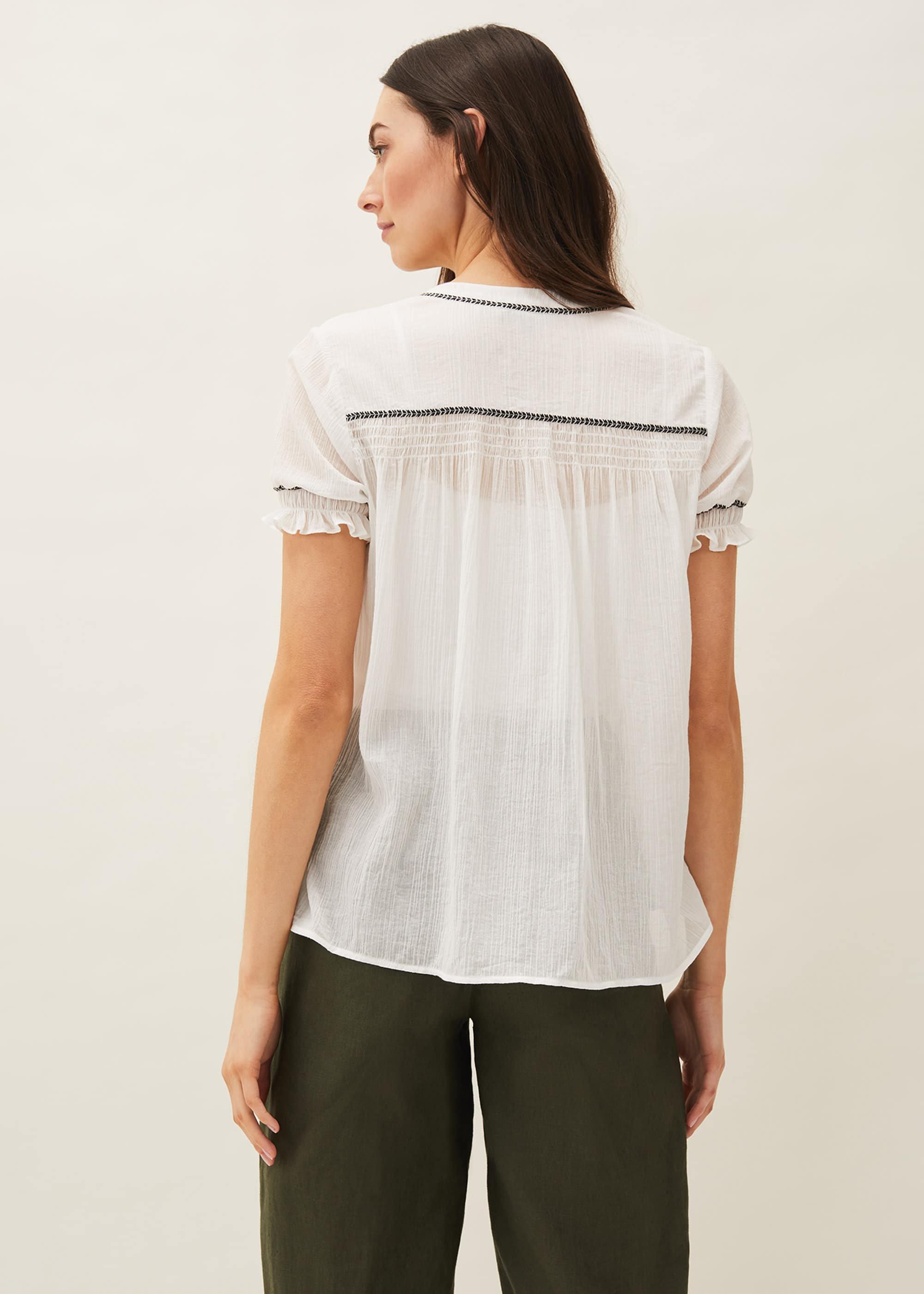 Clemente Contrast Blouse