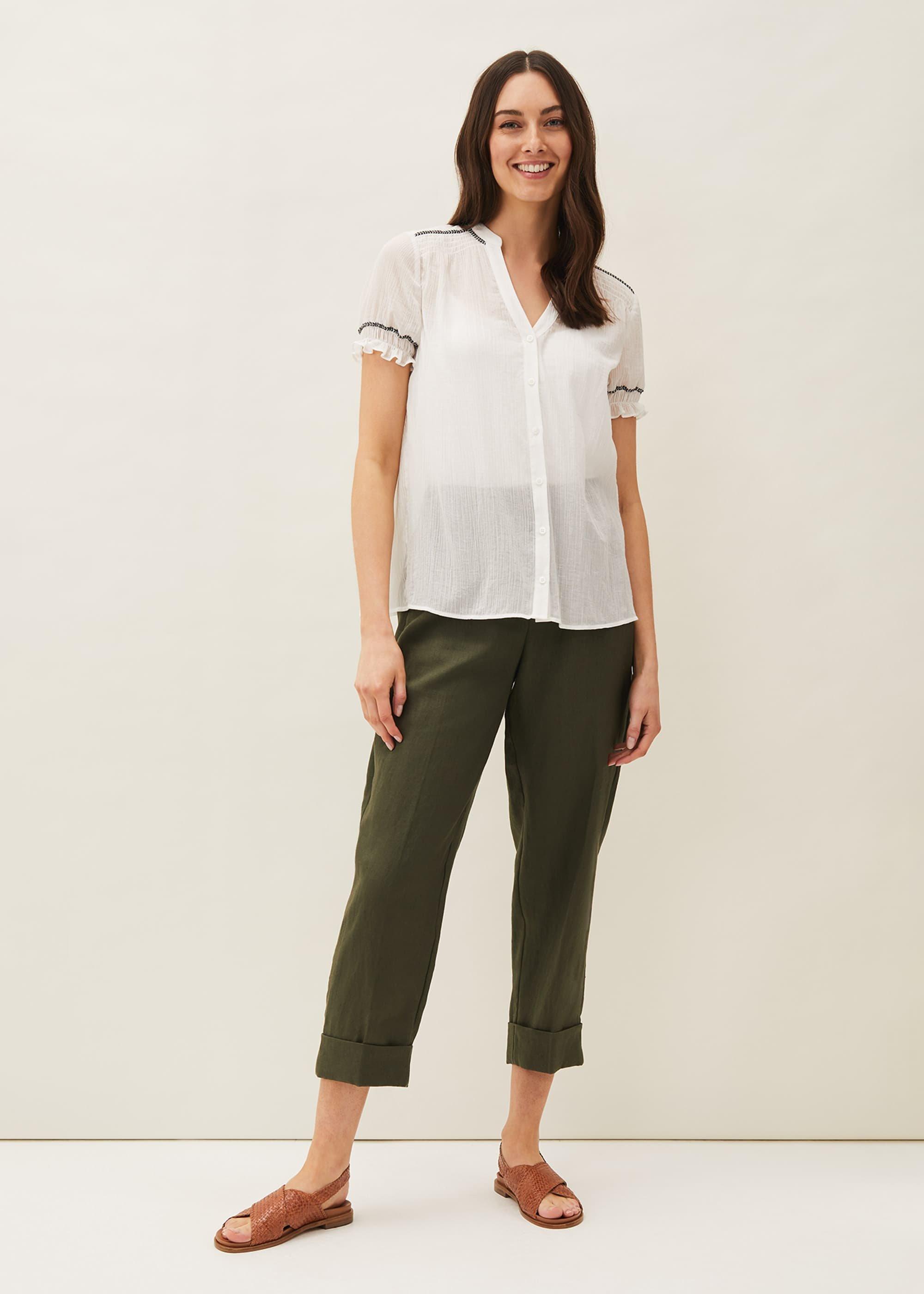 Clemente Contrast Blouse