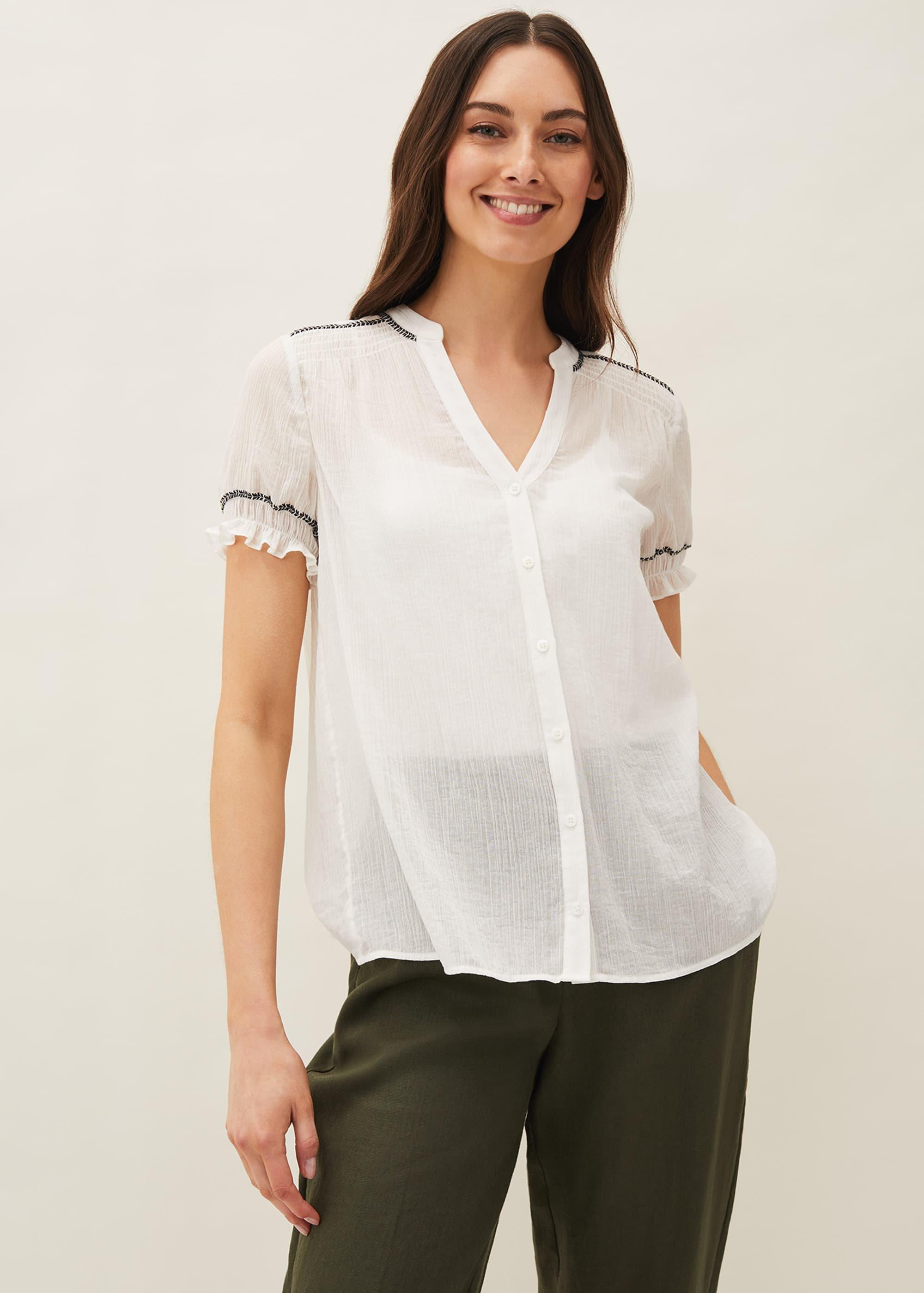 Clemente Contrast Blouse
