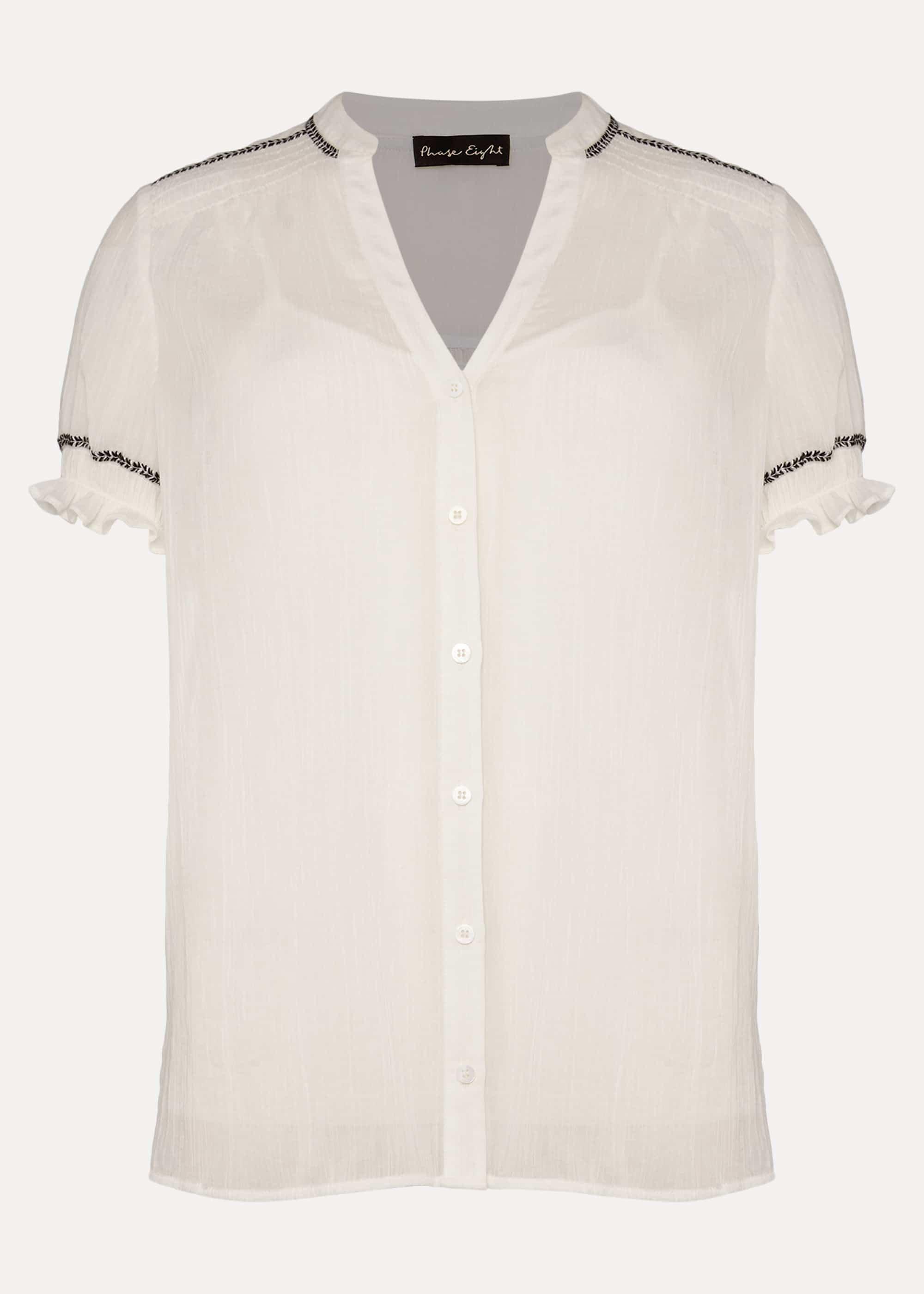 Clemente Contrast Blouse