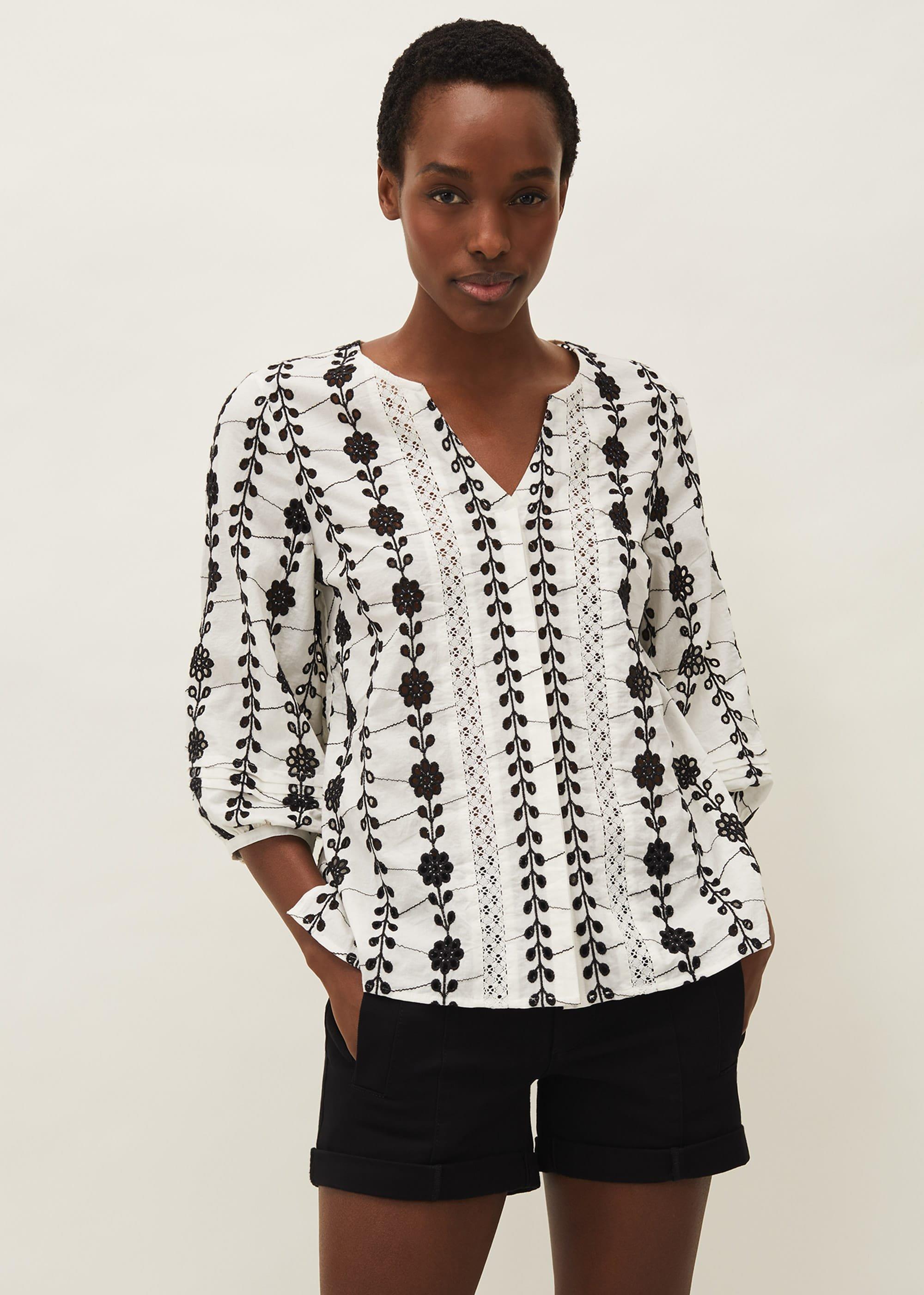Caela Broderie Blouse
