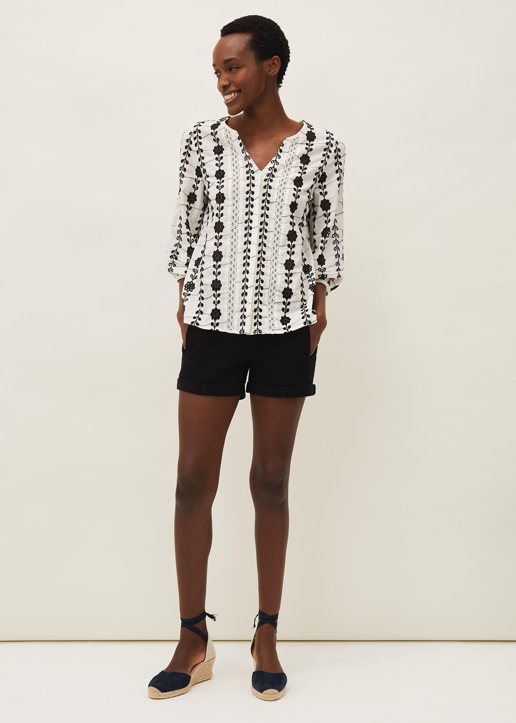 Caela Broderie Blouse
