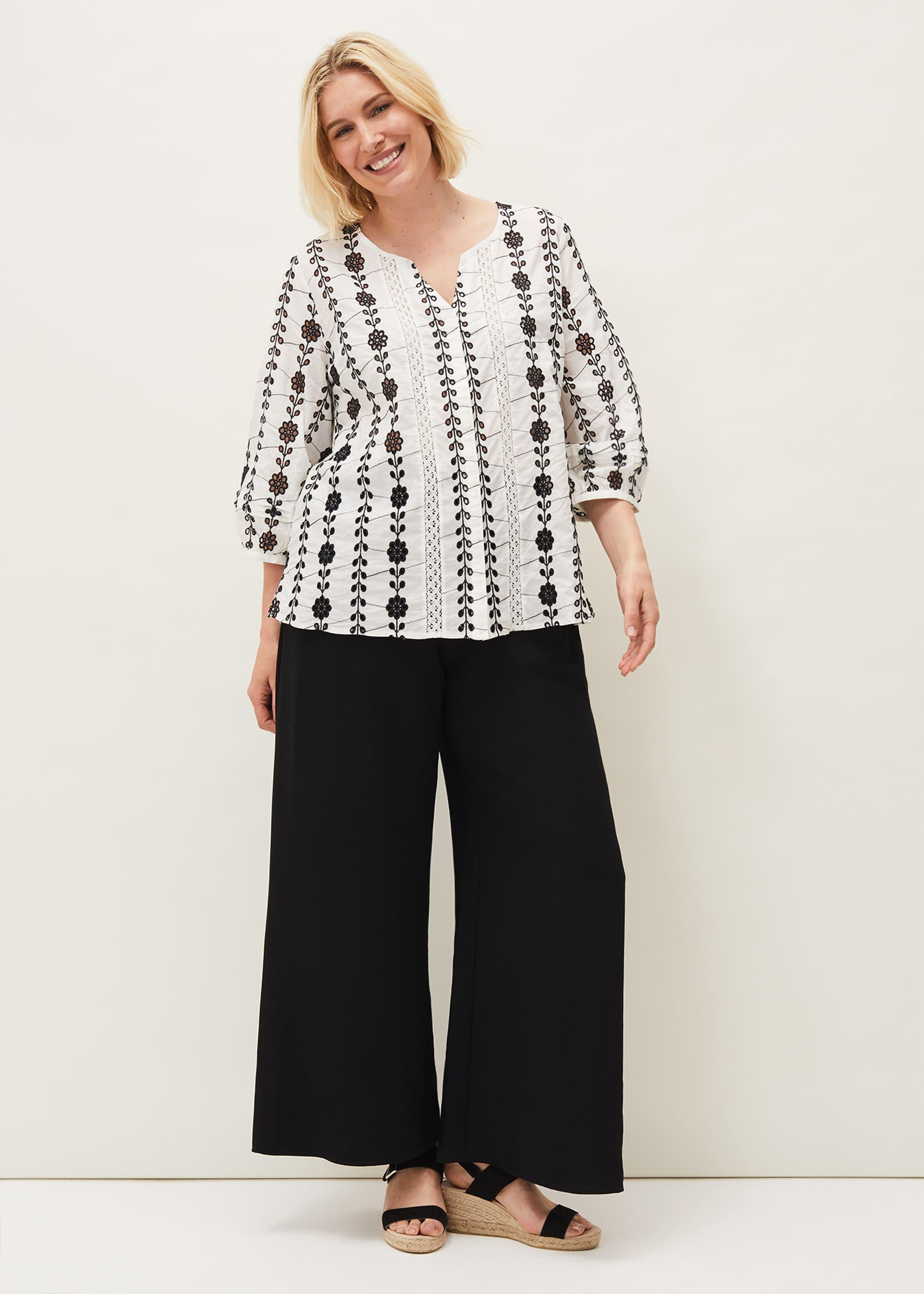 Caela Broderie Blouse