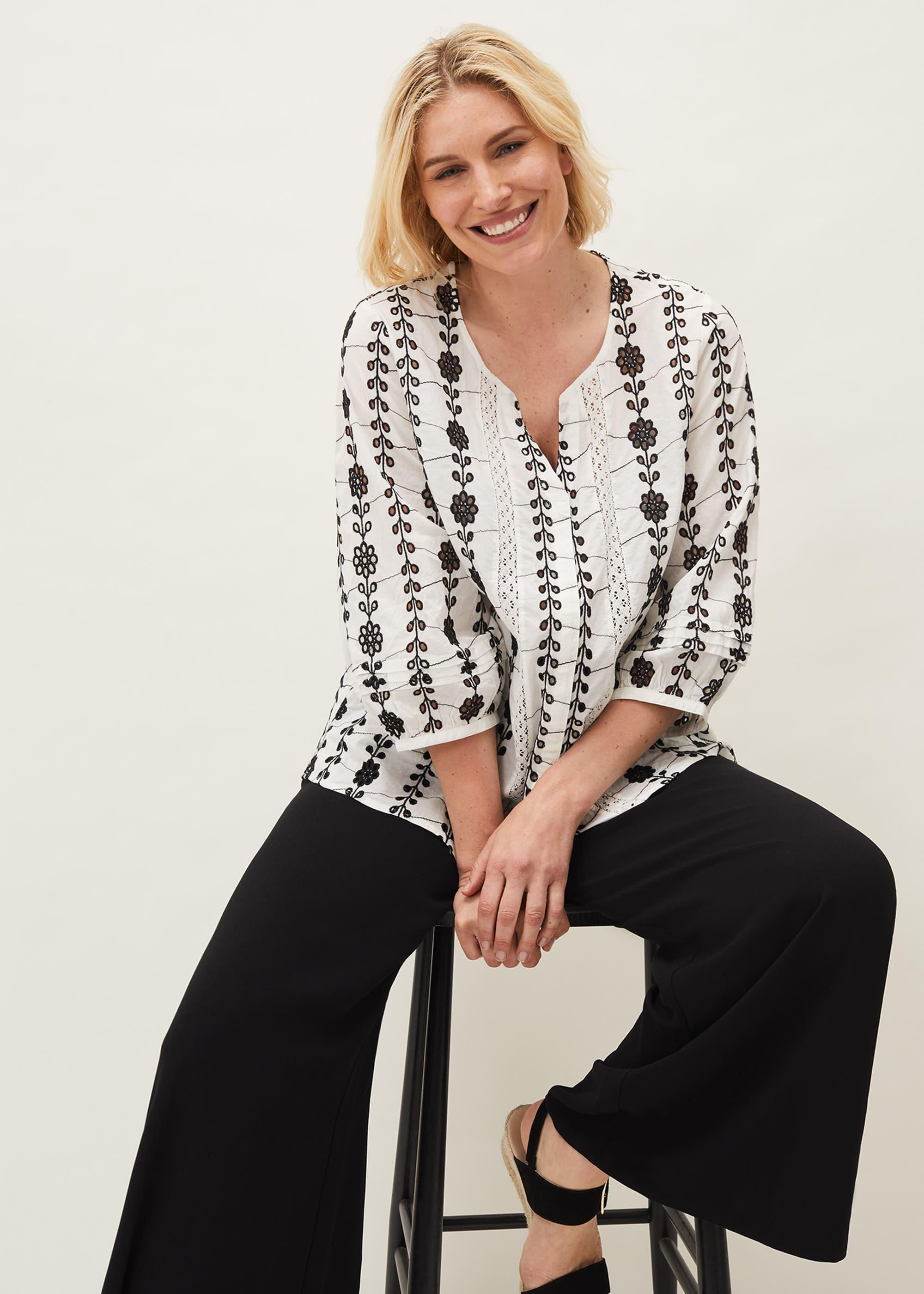 Caela Broderie Blouse
