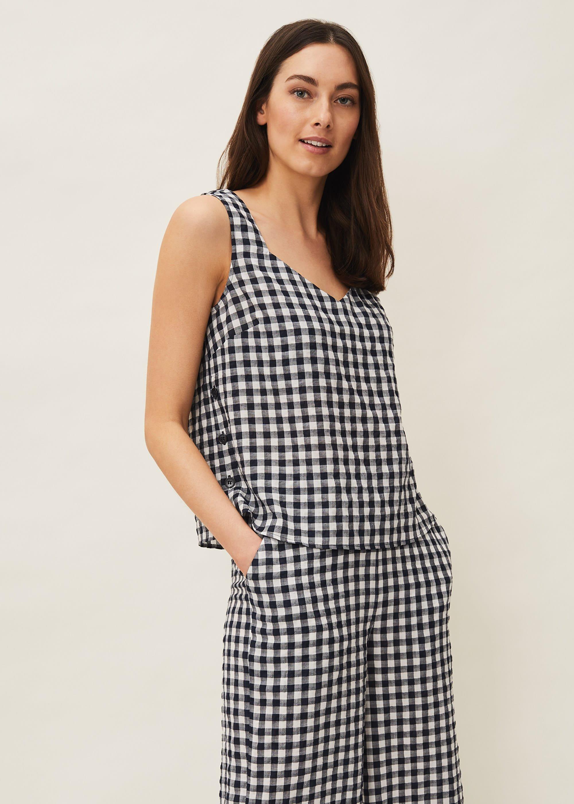 Calandra Gingham Top