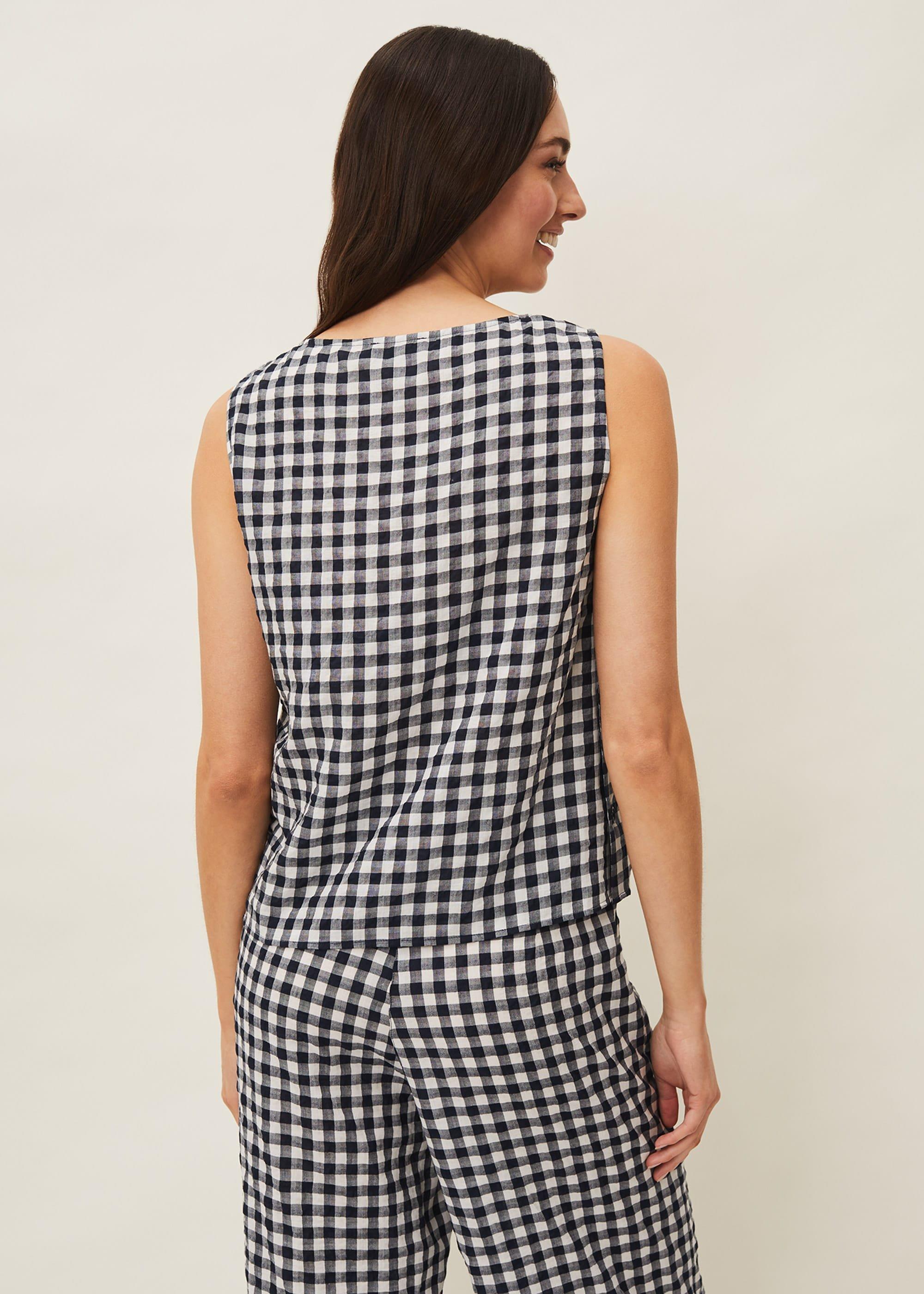 Calandra Gingham Top