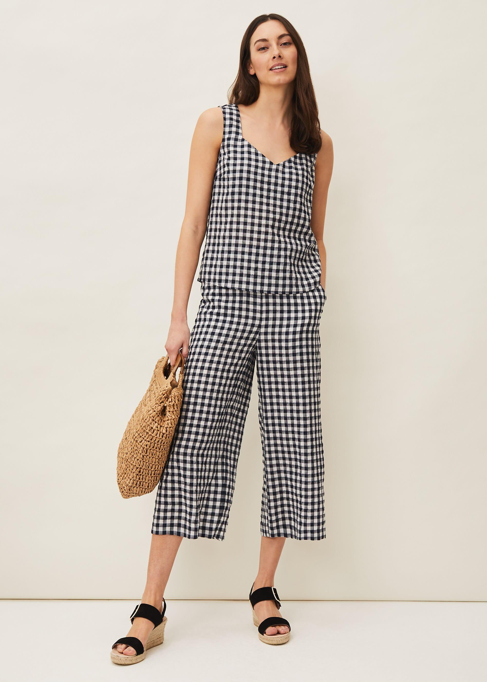 Calandra Gingham Top