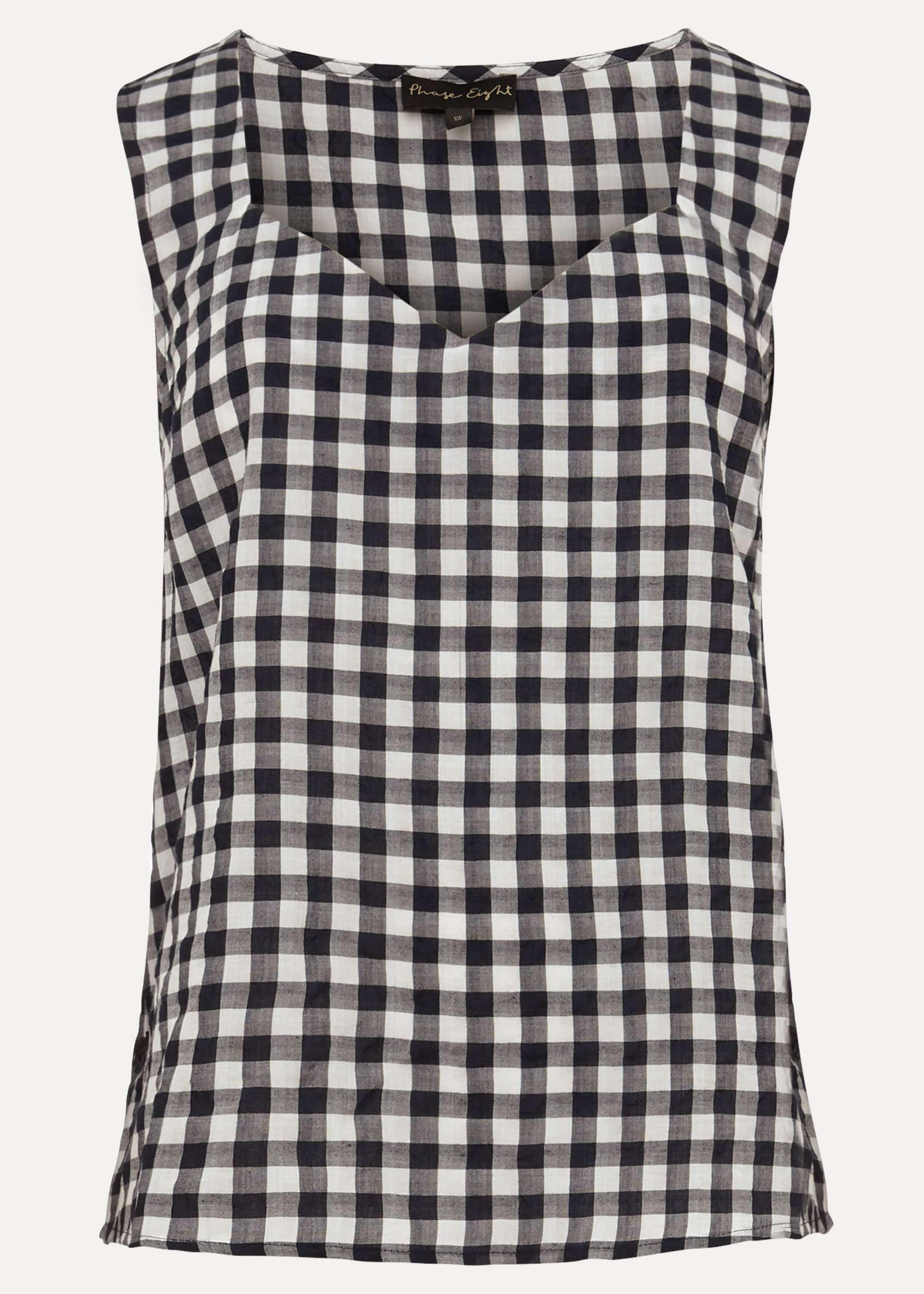 Calandra Gingham Top
