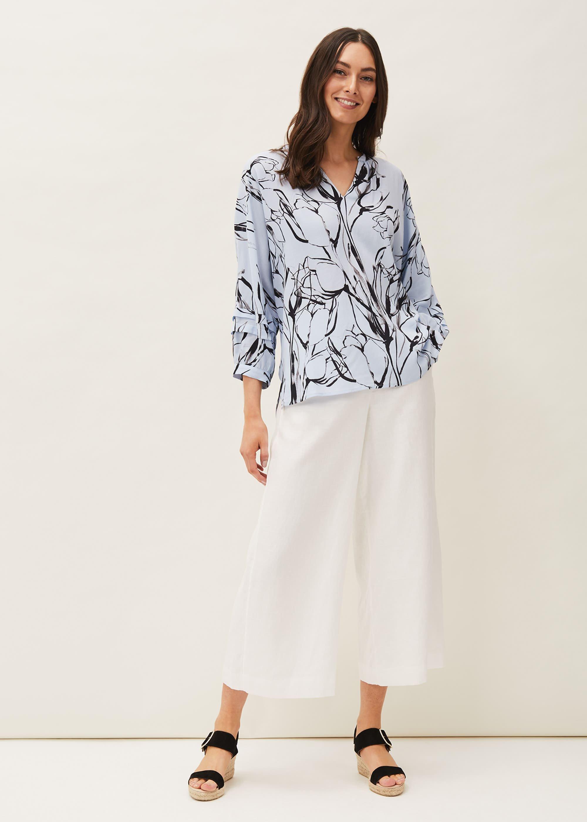 Kalila Tulip Print Blouse