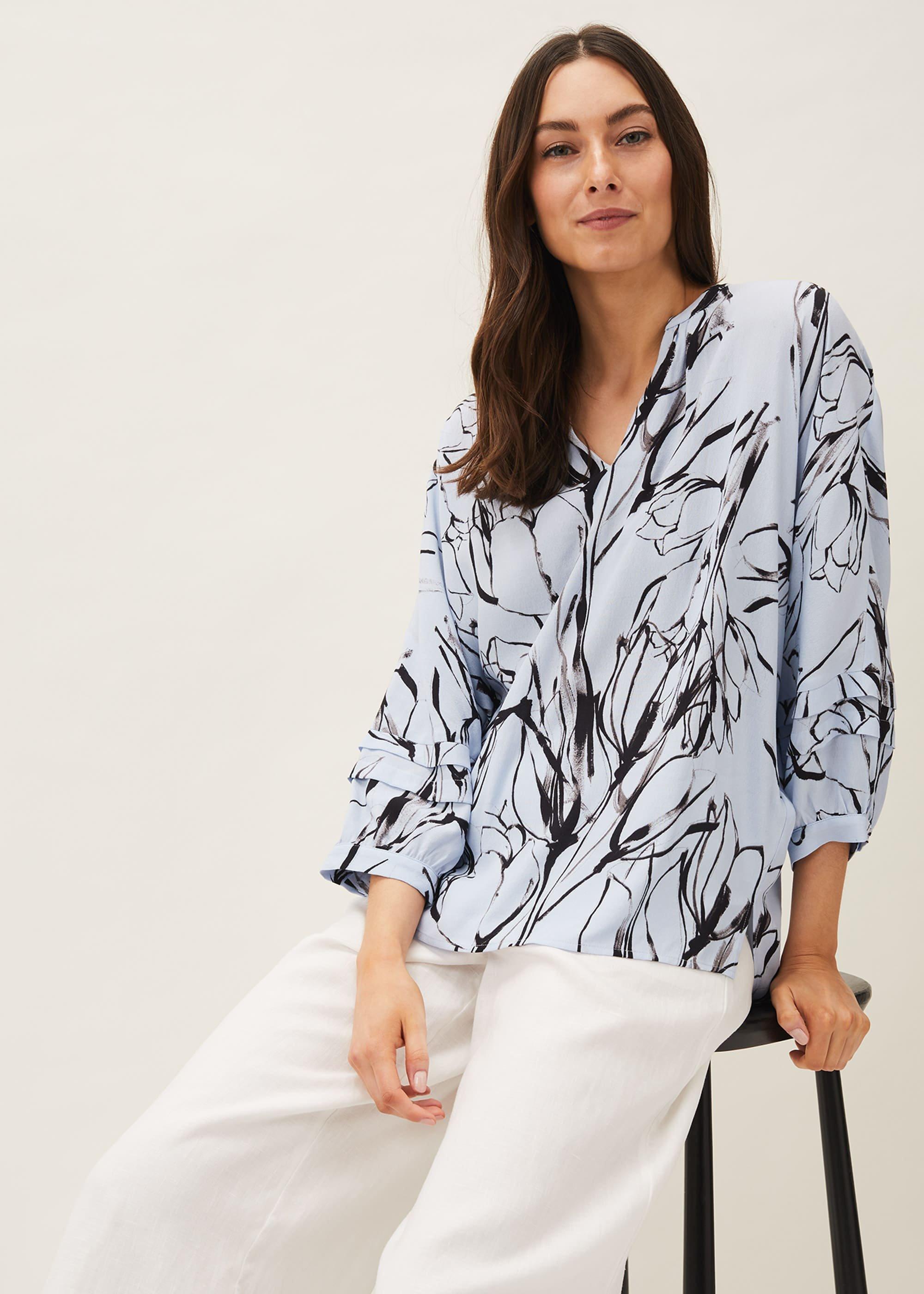 Kalila Tulip Print Blouse