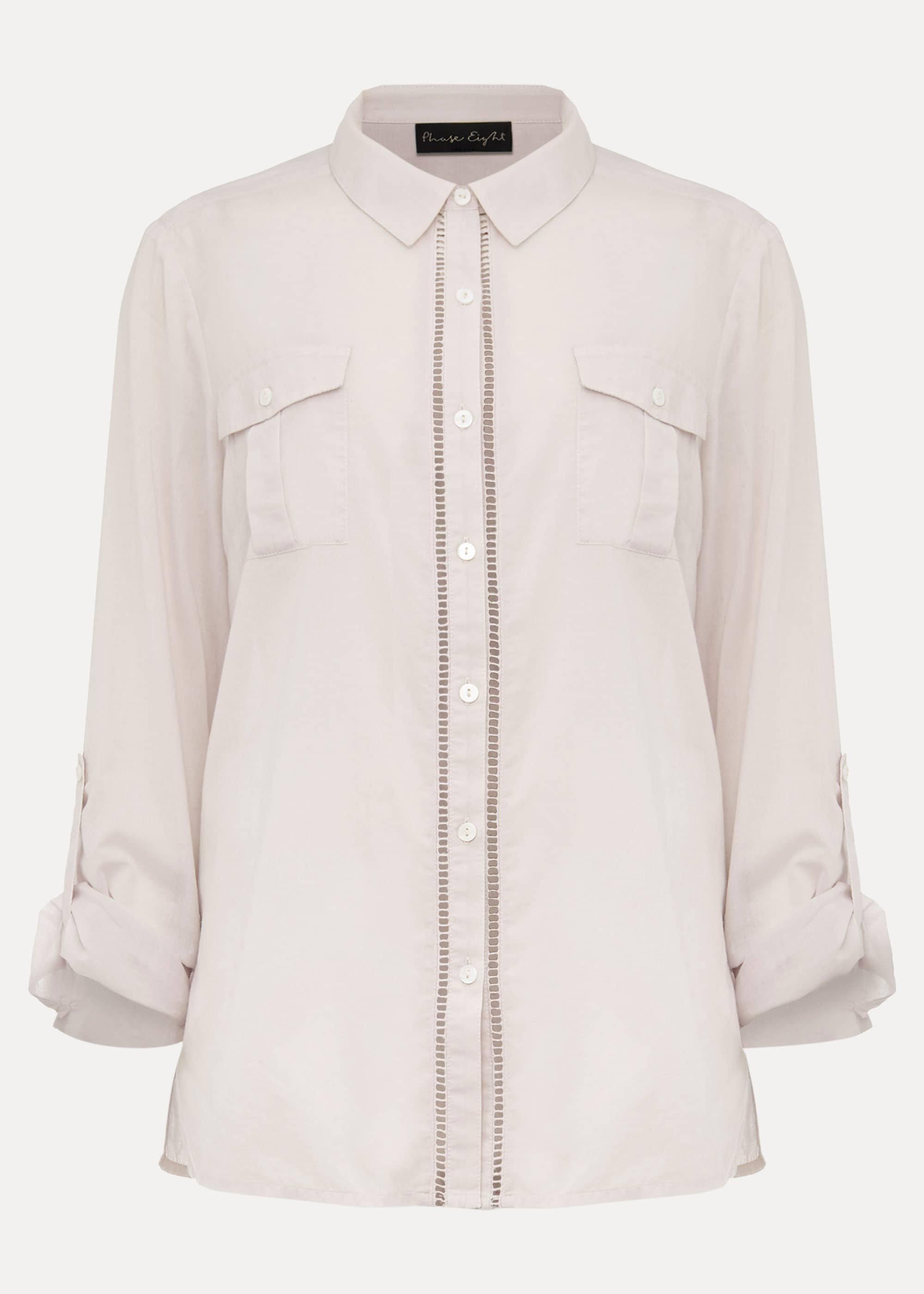 Kirsten Ladder Trim Shirt
