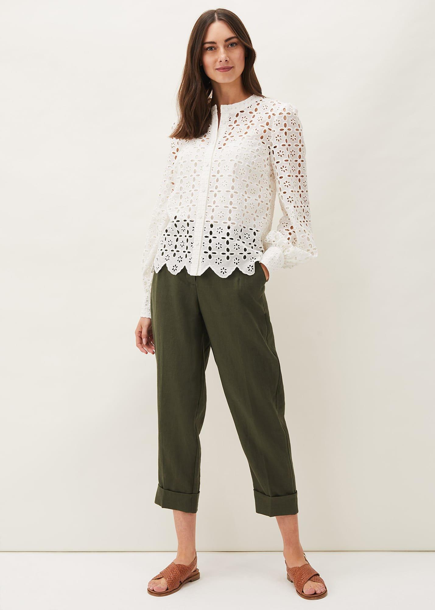 Evianna Broderie Blouse