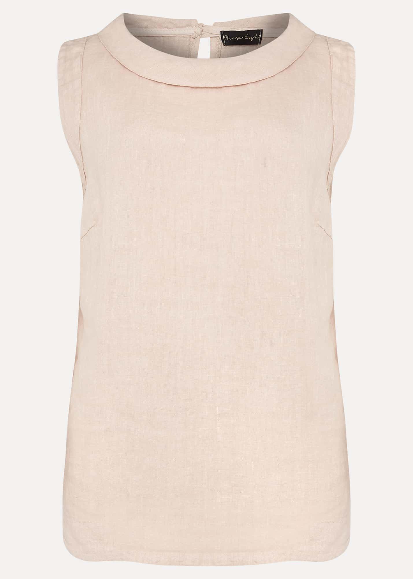 Sky Linen Cami Top