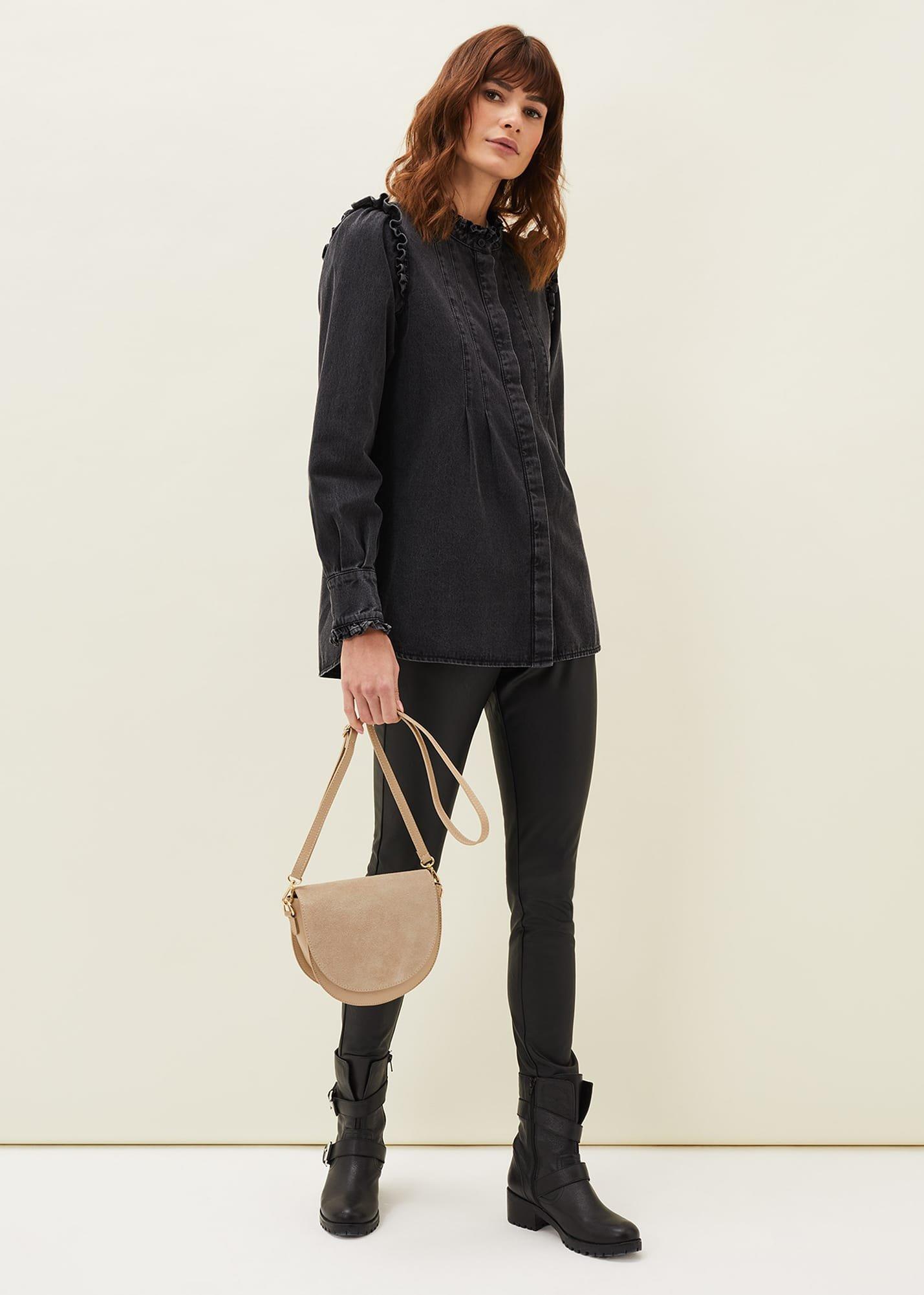 Marvel Frill Denim Overshirt