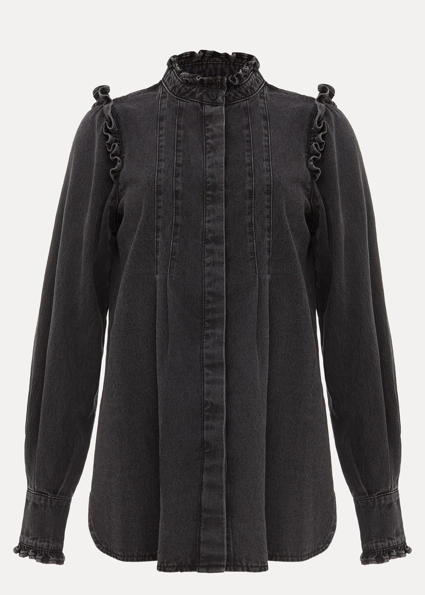 Marvel Frill Denim Overshirt