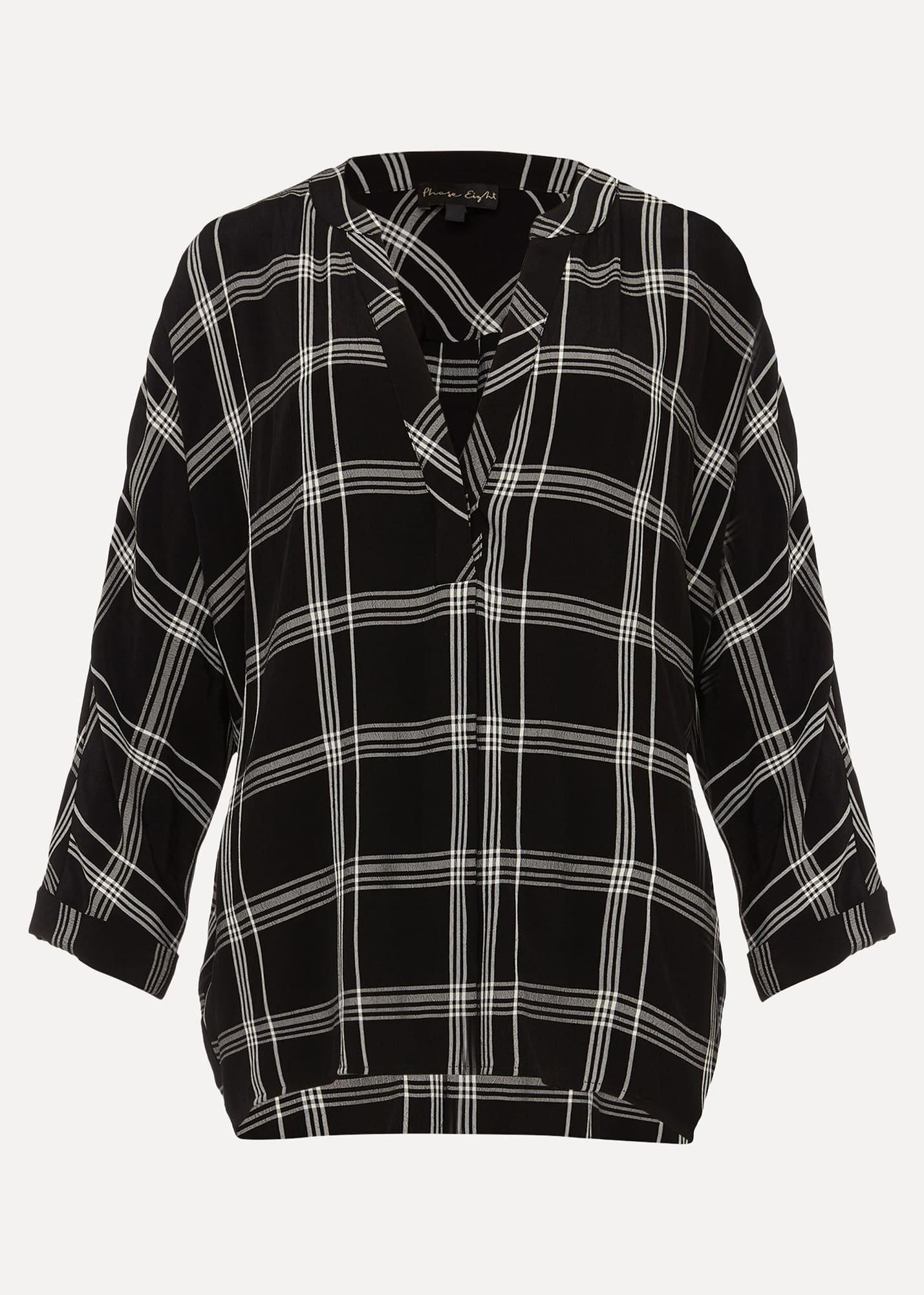 Arella Check Blouse