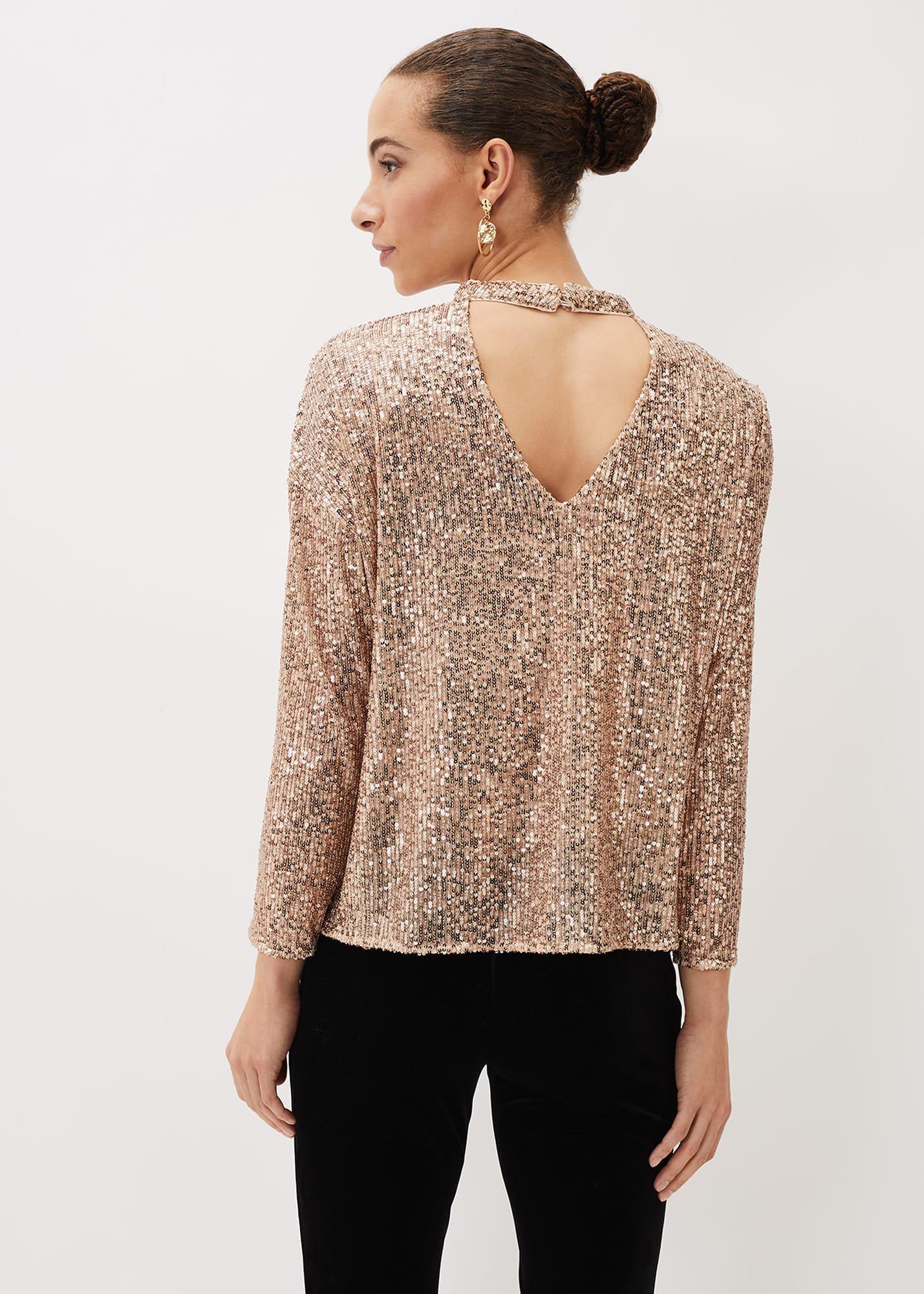 Dhara Sequin Blouse