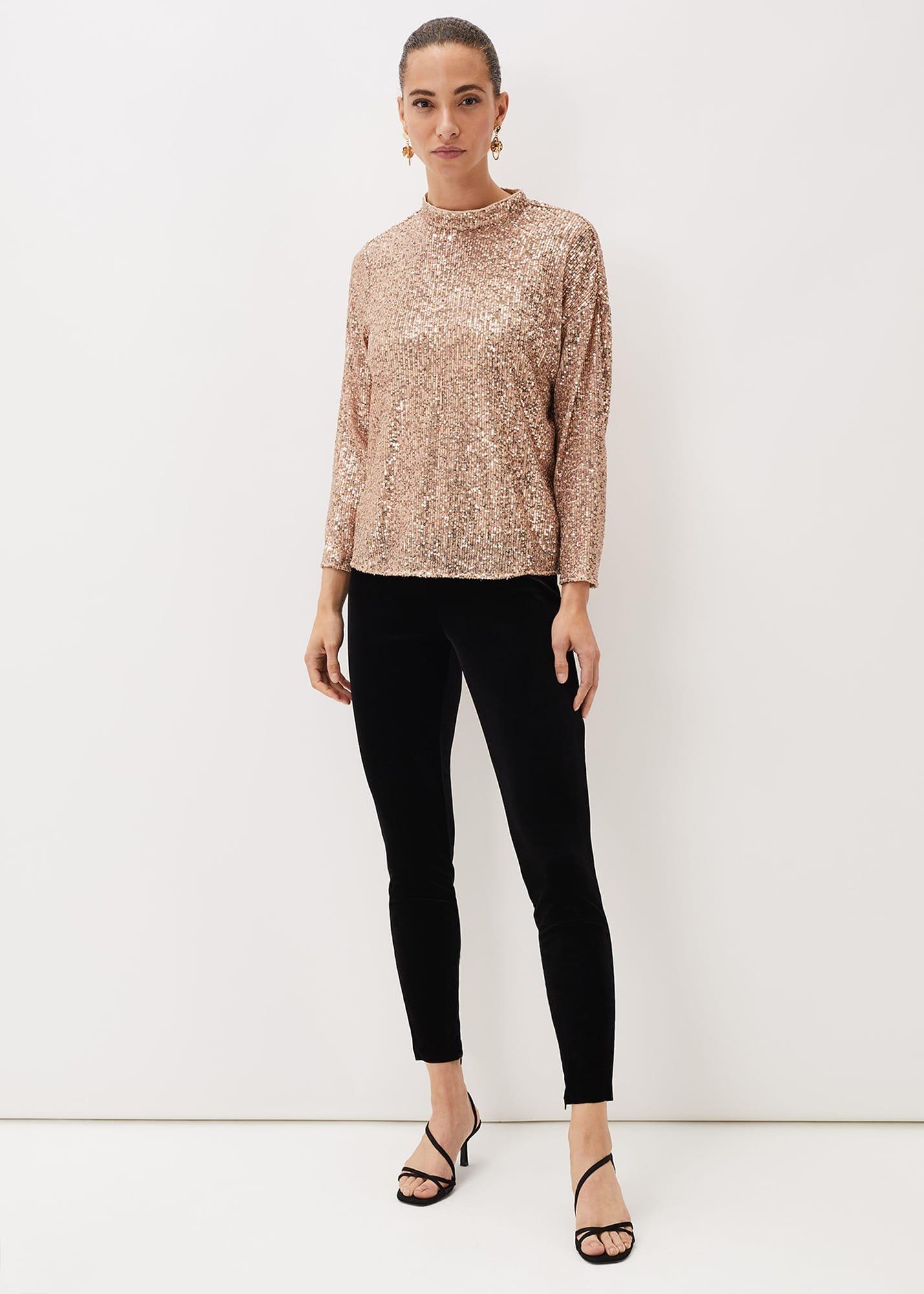 Dhara Sequin Blouse