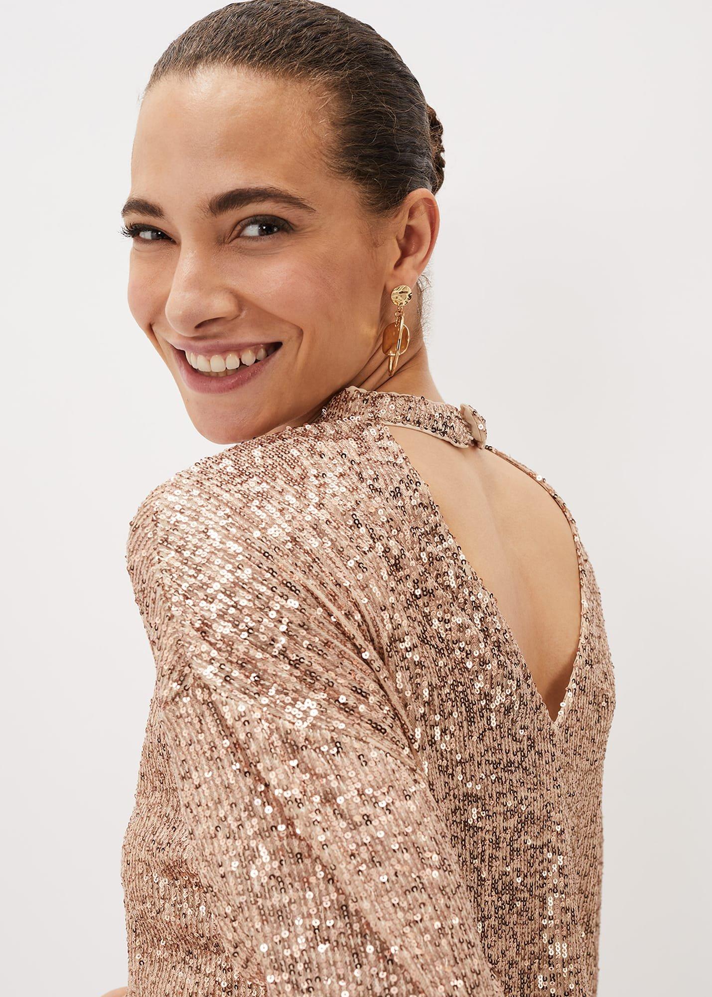 Dhara Sequin Blouse