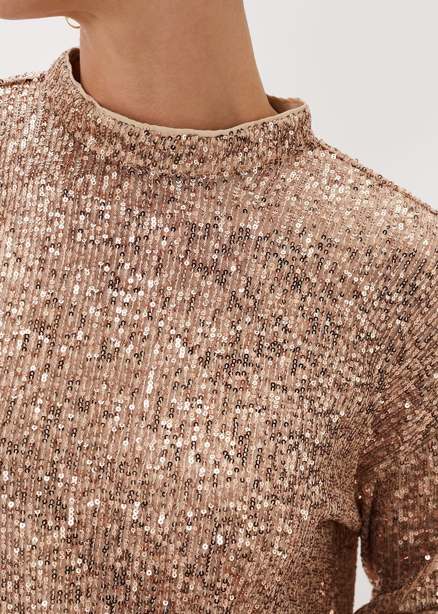 Dhara Sequin Blouse