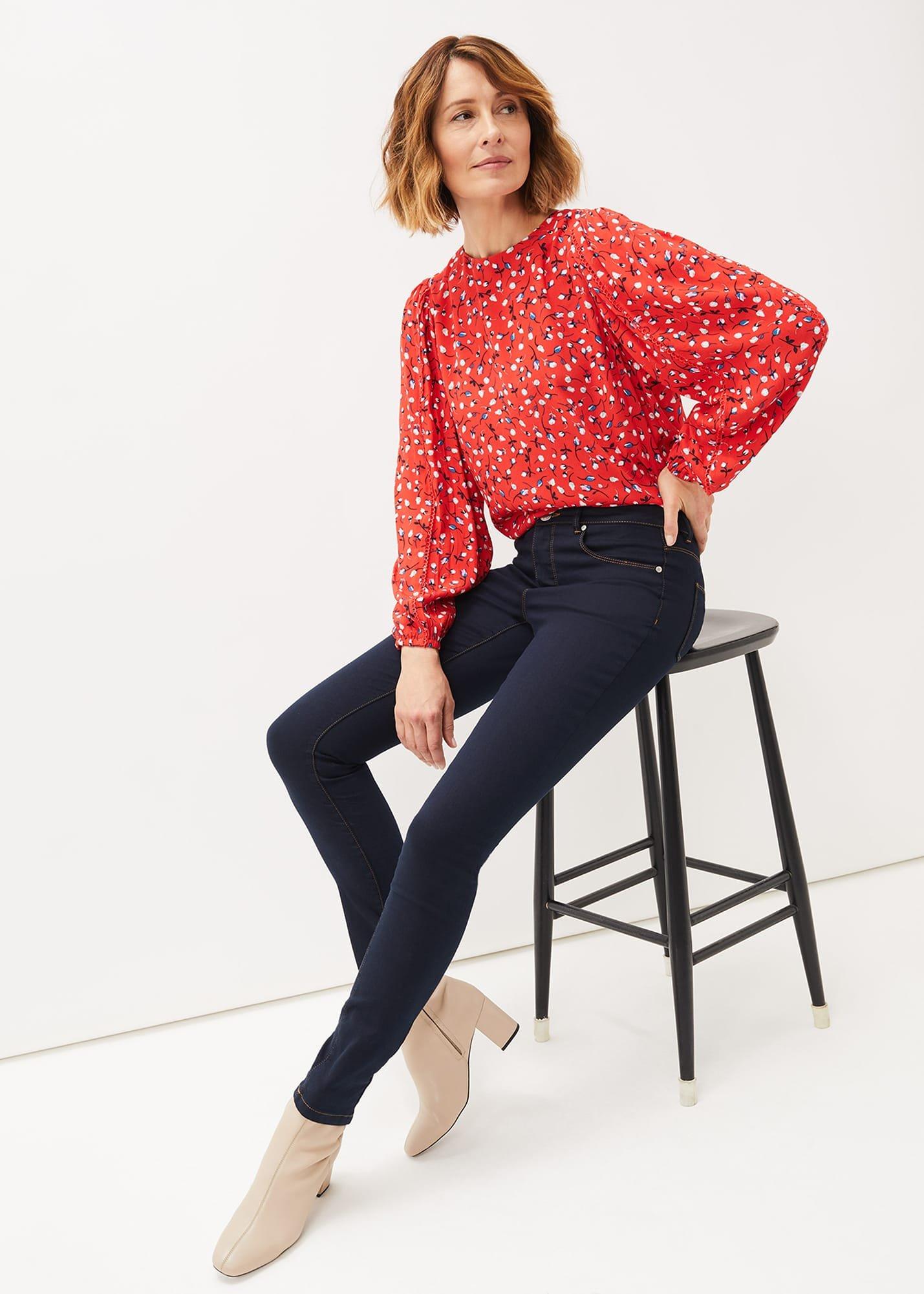Alexandra Ditsy Floral Print Blouse