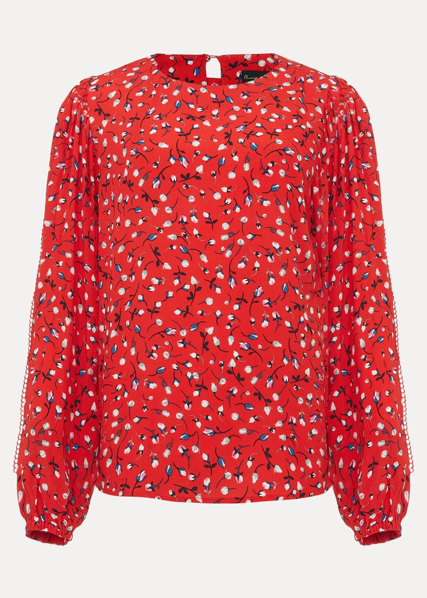 Alexandra Ditsy Floral Print Blouse