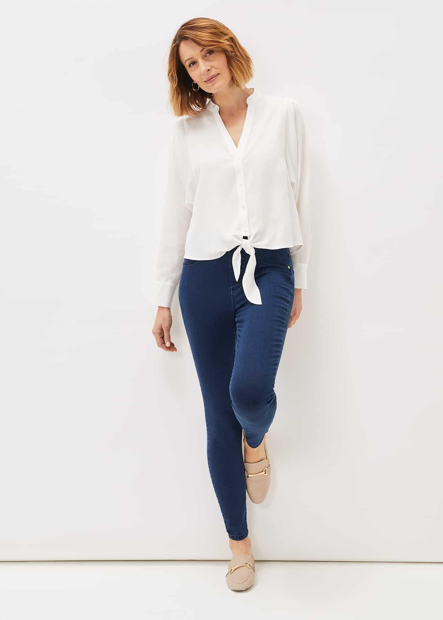 Maura Tie Front Blouse
