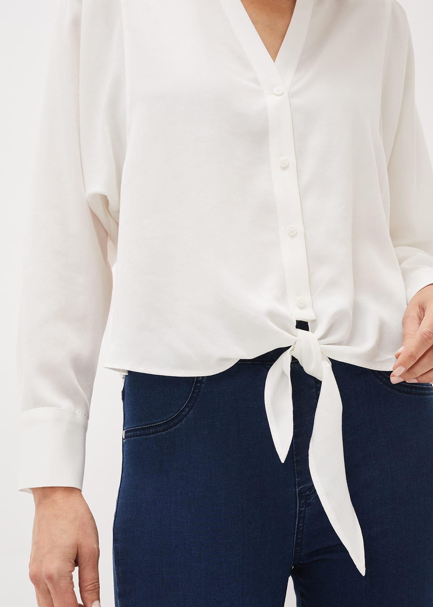 Maura Tie Front Blouse