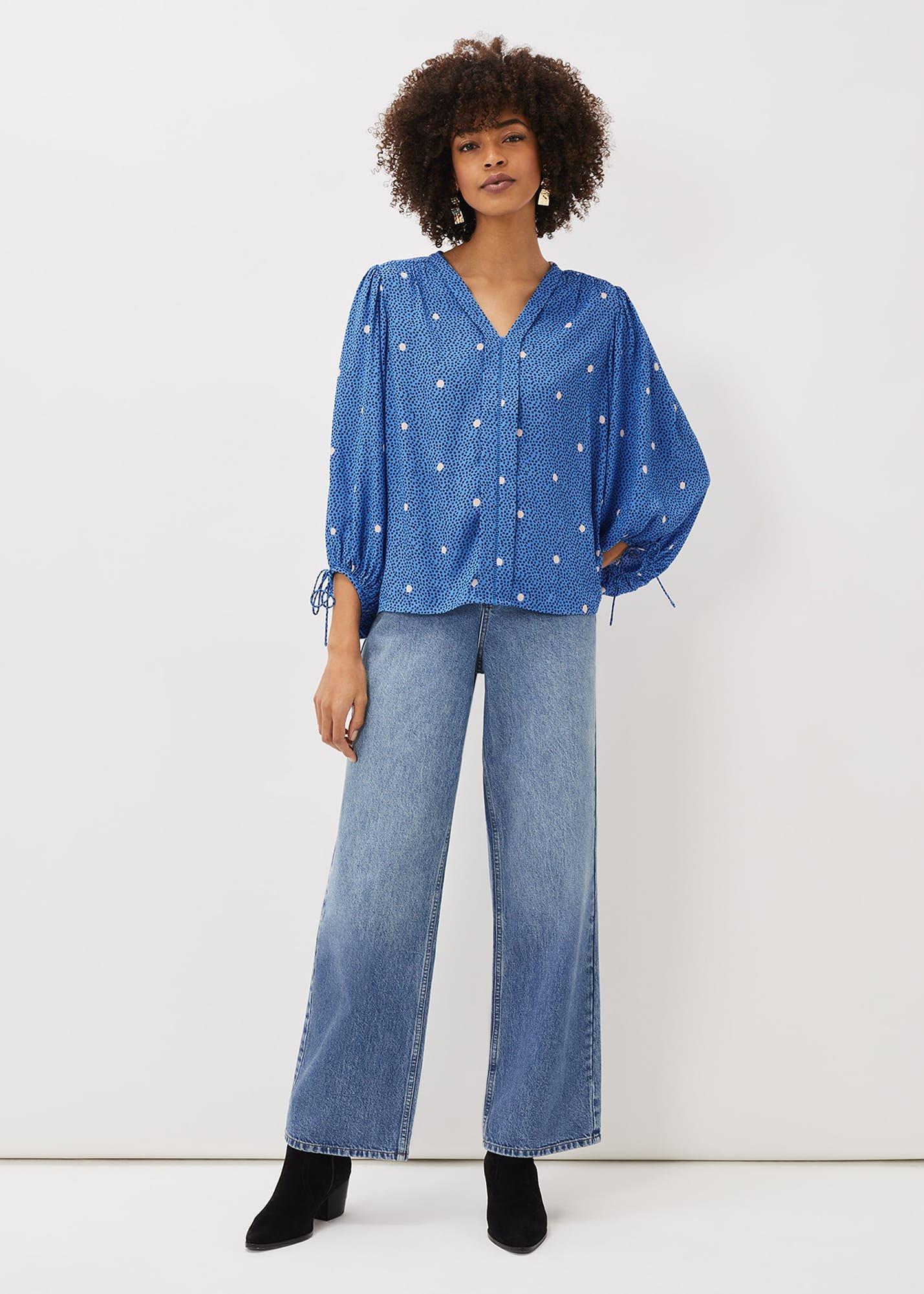 Annalise Spot Blouse