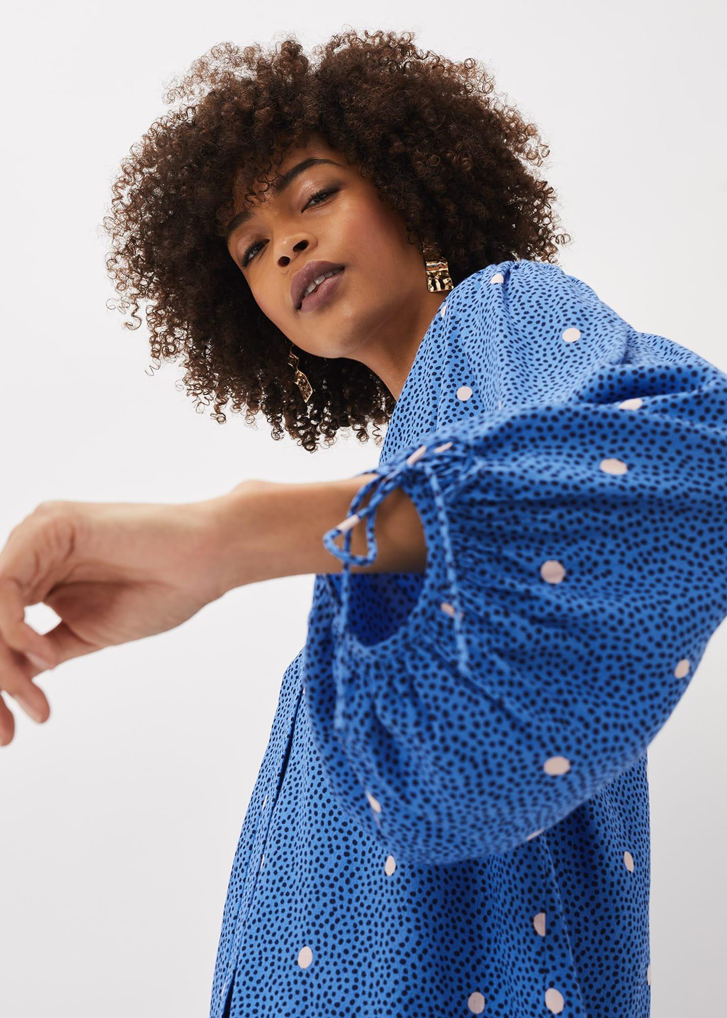 Annalise Spot Blouse