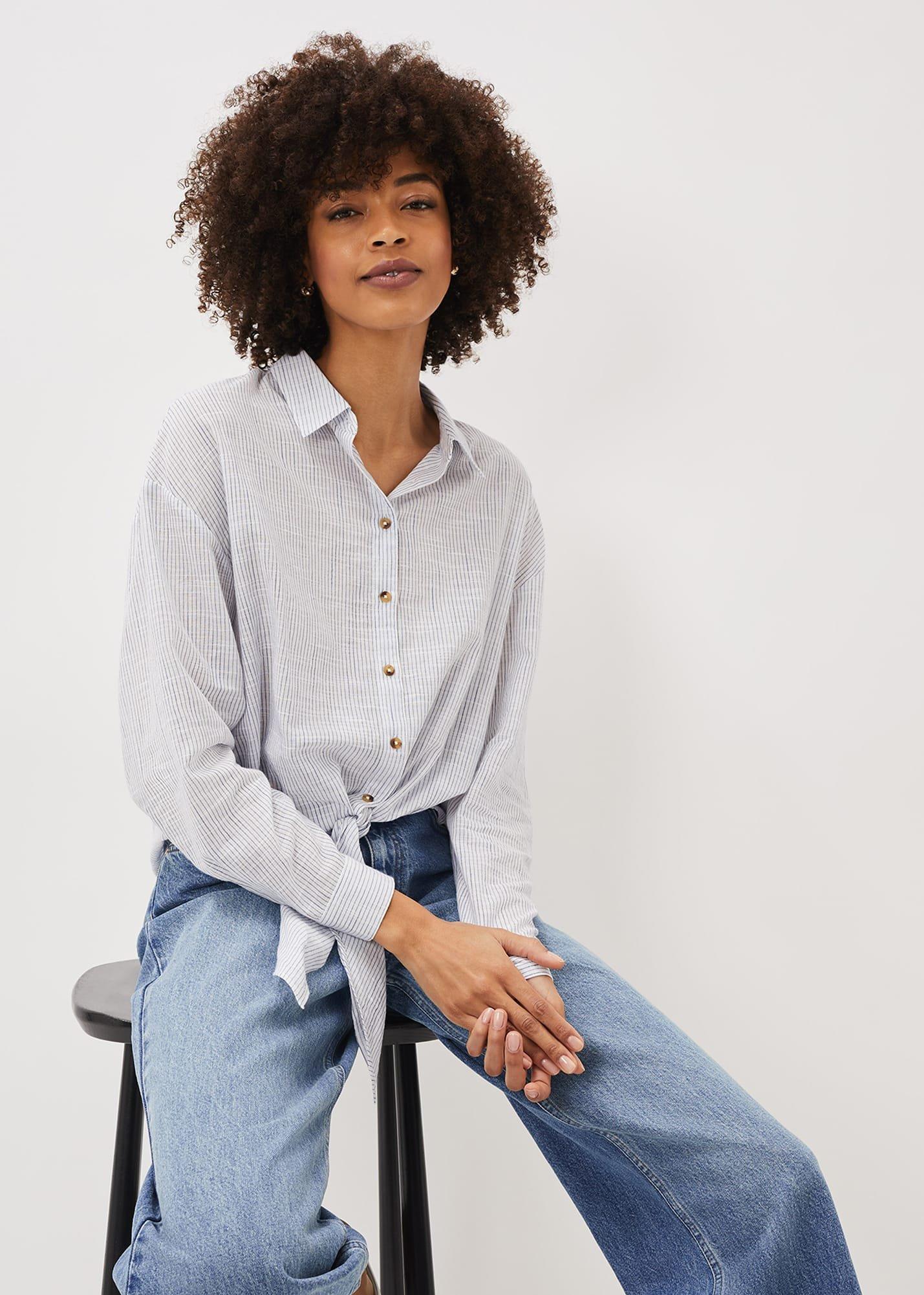 Roka Stripe Blouse