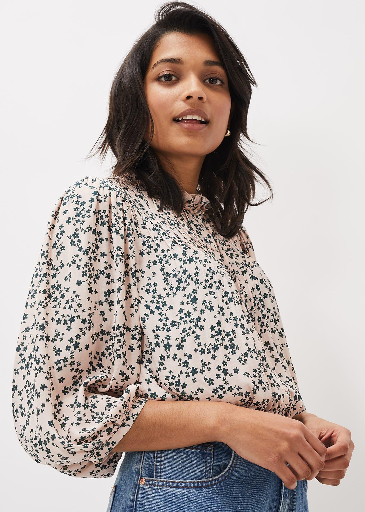 Lennox Ditsy Print Blouse