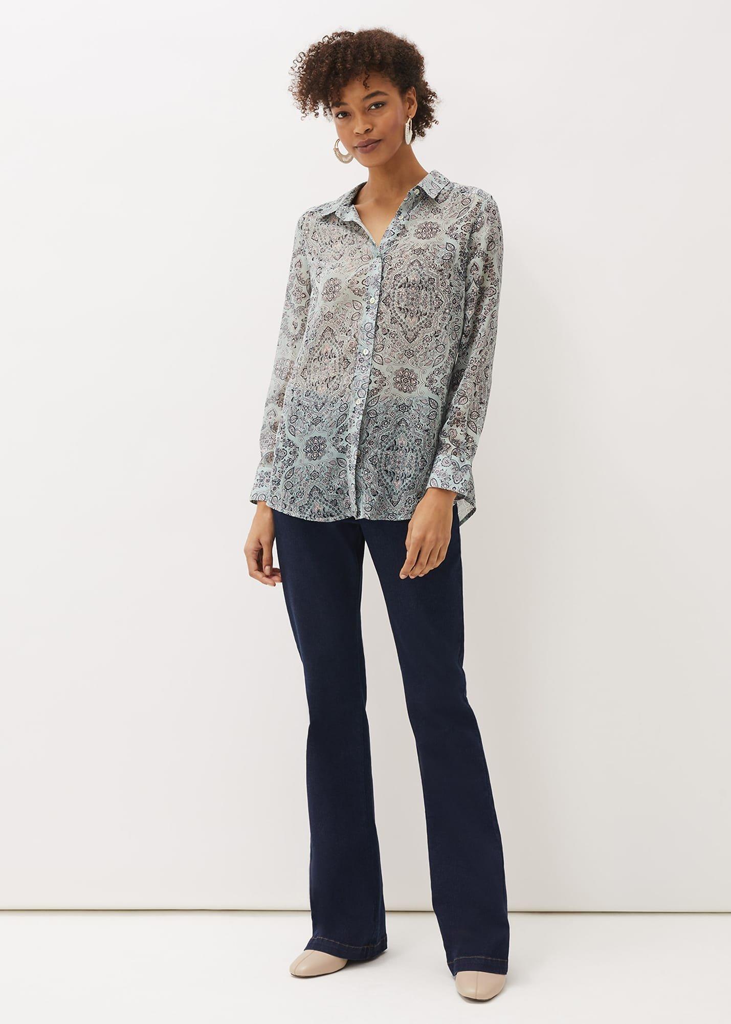 Polly Paisley Print Blouse