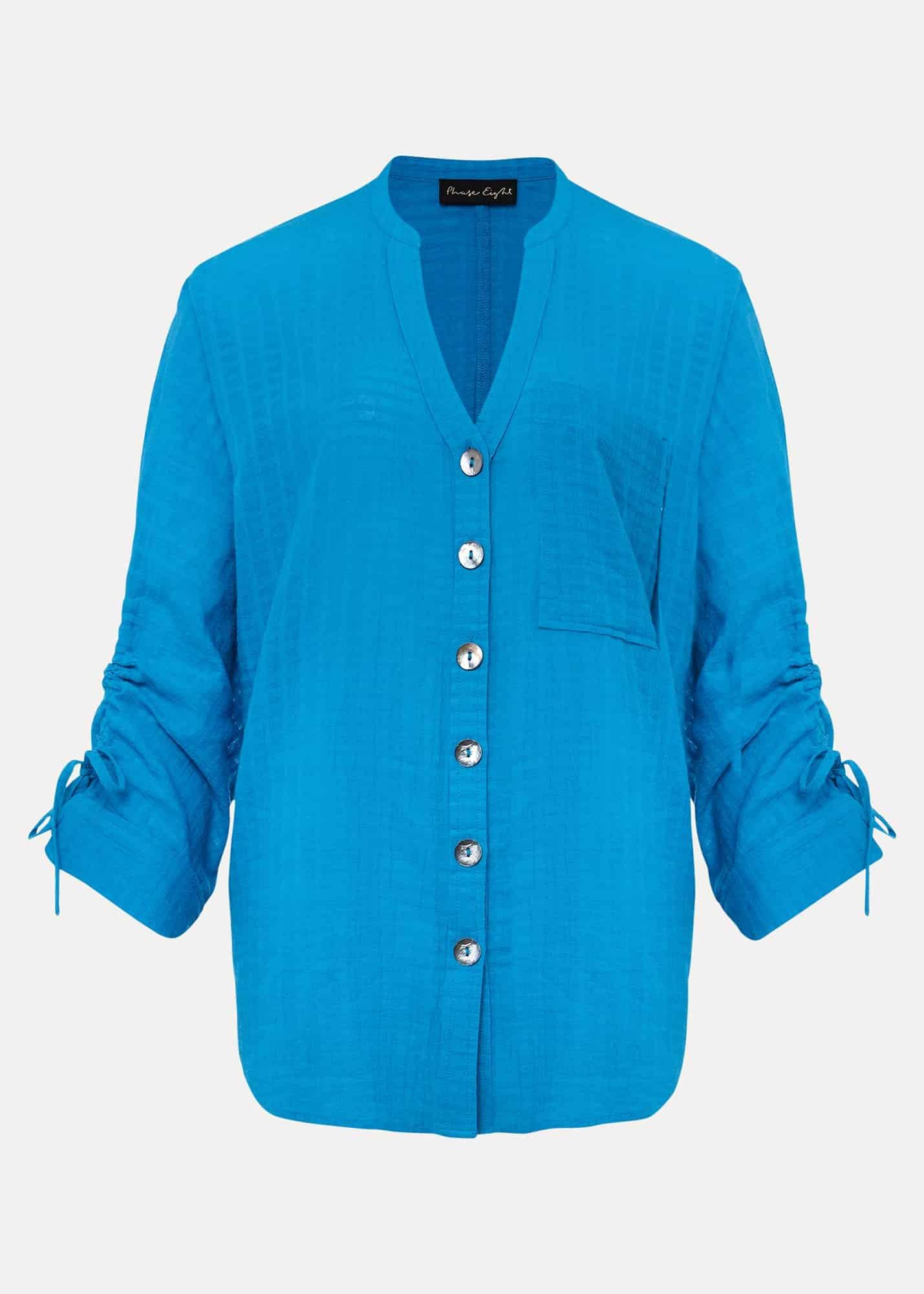 Savvy Check Blouse