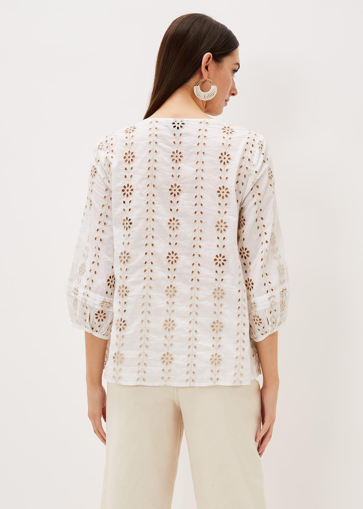 Caela Broderie Blouse