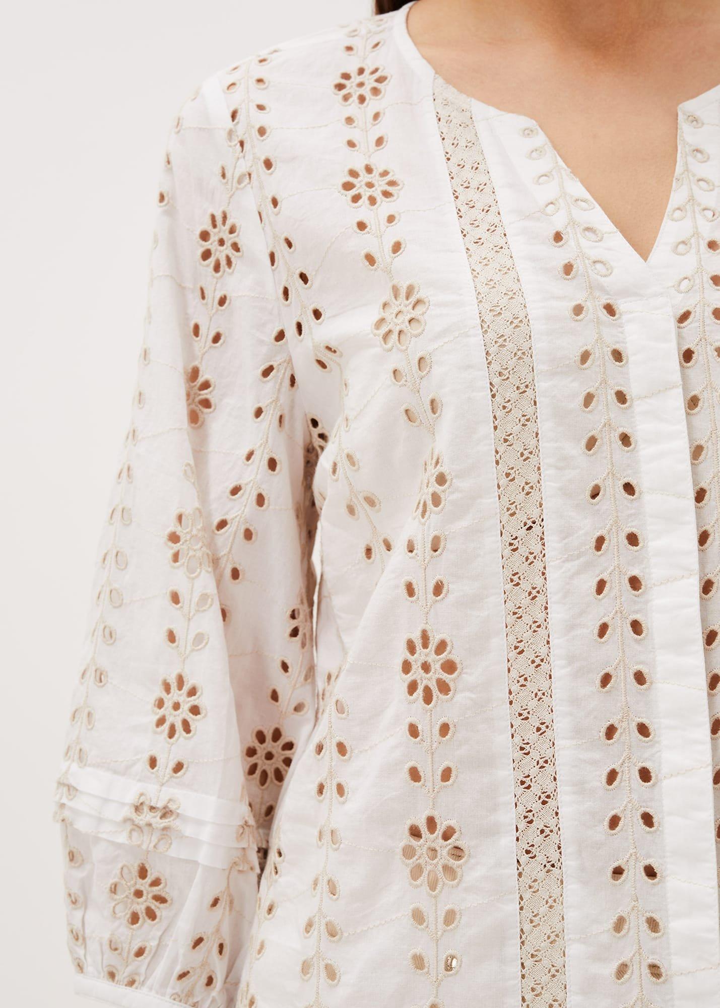 Caela Broderie Blouse