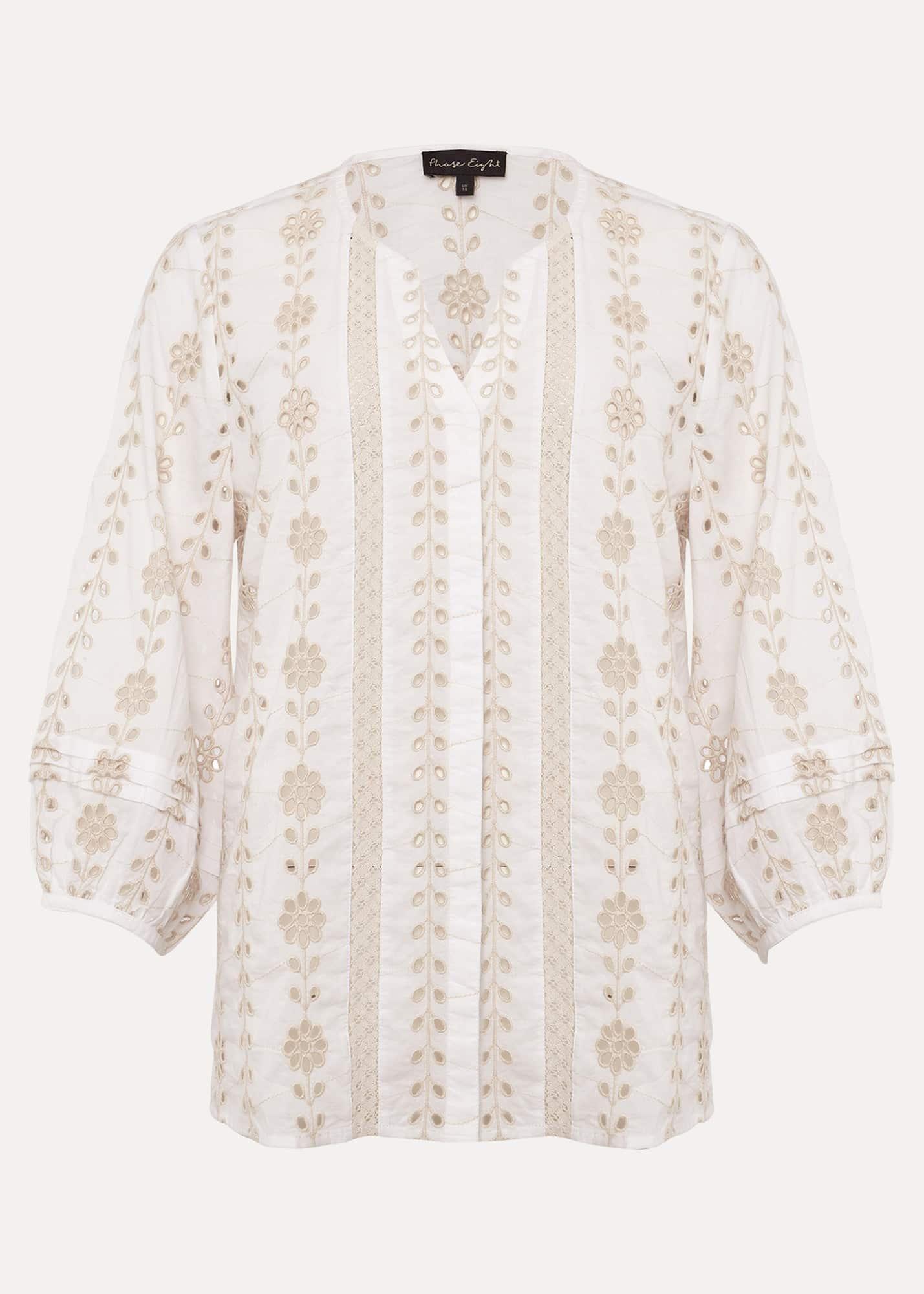 Caela Broderie Blouse