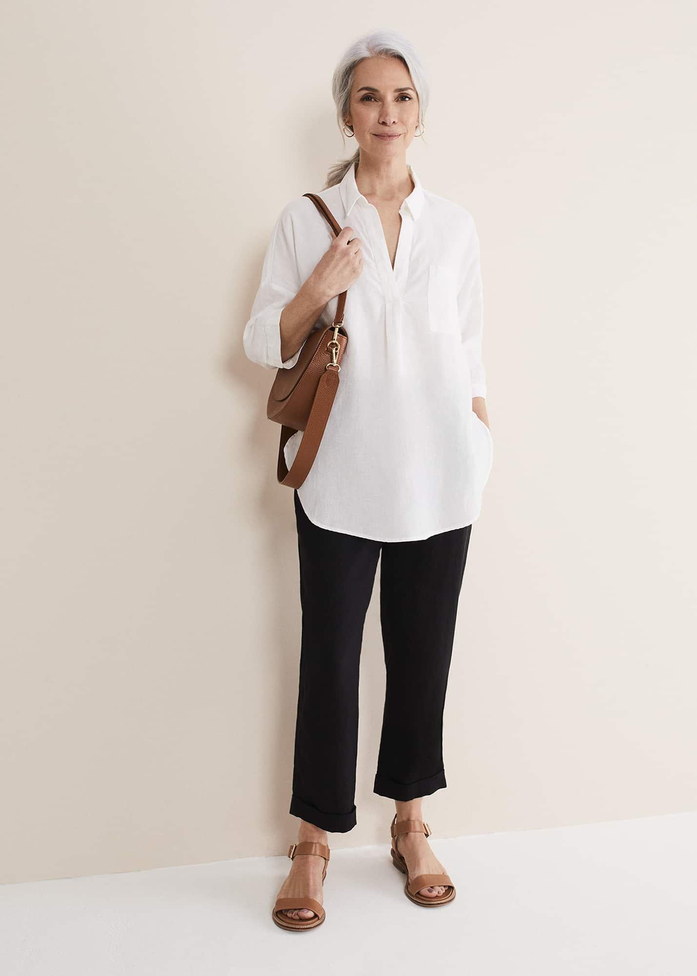 Cynthia Linen Blouse