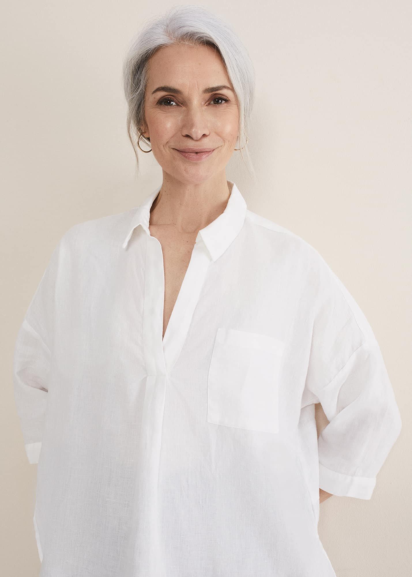Cynthia Linen Blouse