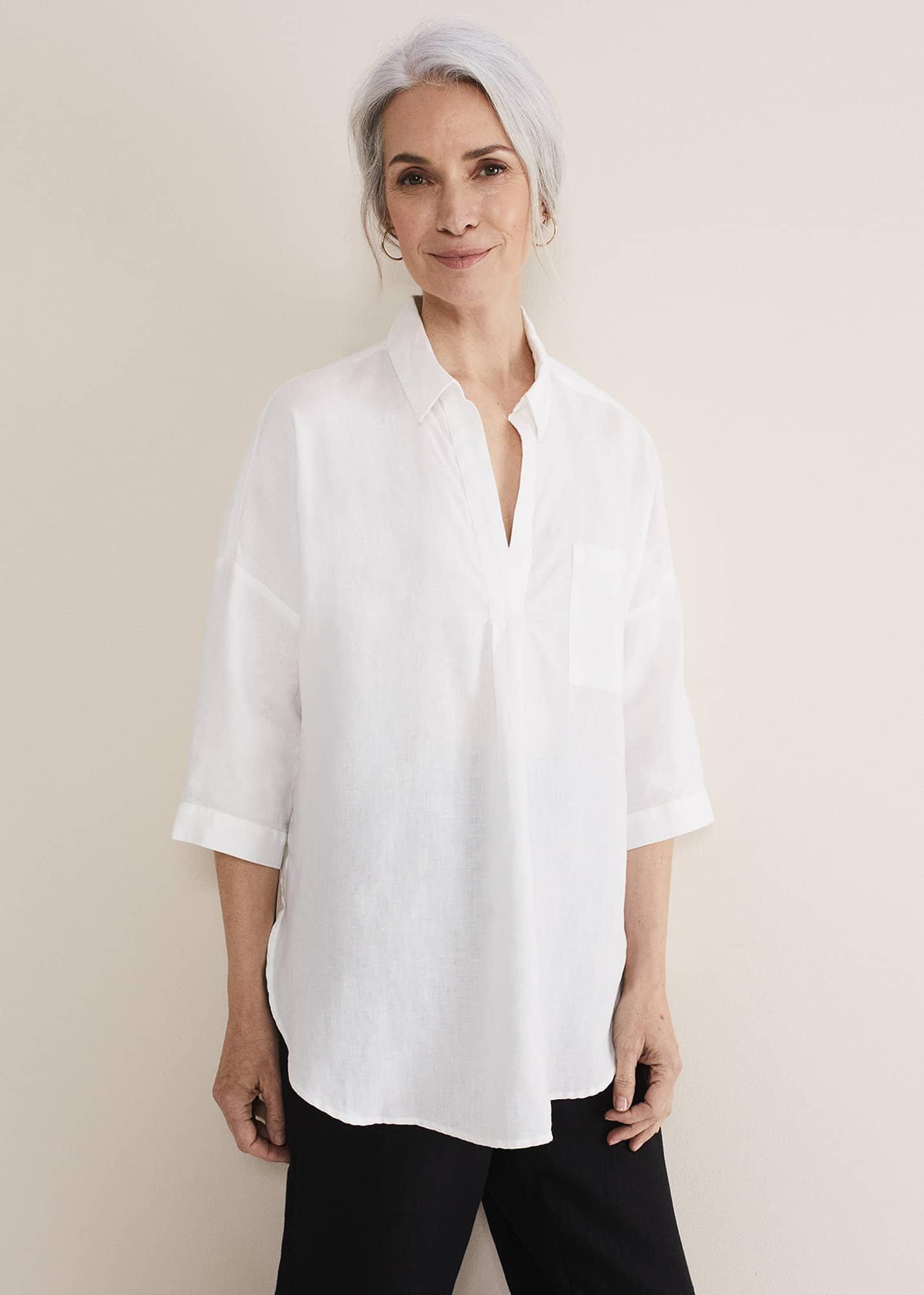 Cynthia Linen Blouse